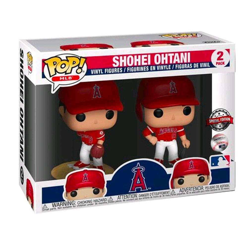 Funko Figures Shohei Ohtani Los Angeles Angels Funko MLB Special Edition Pop 2 Pack Figure - Red