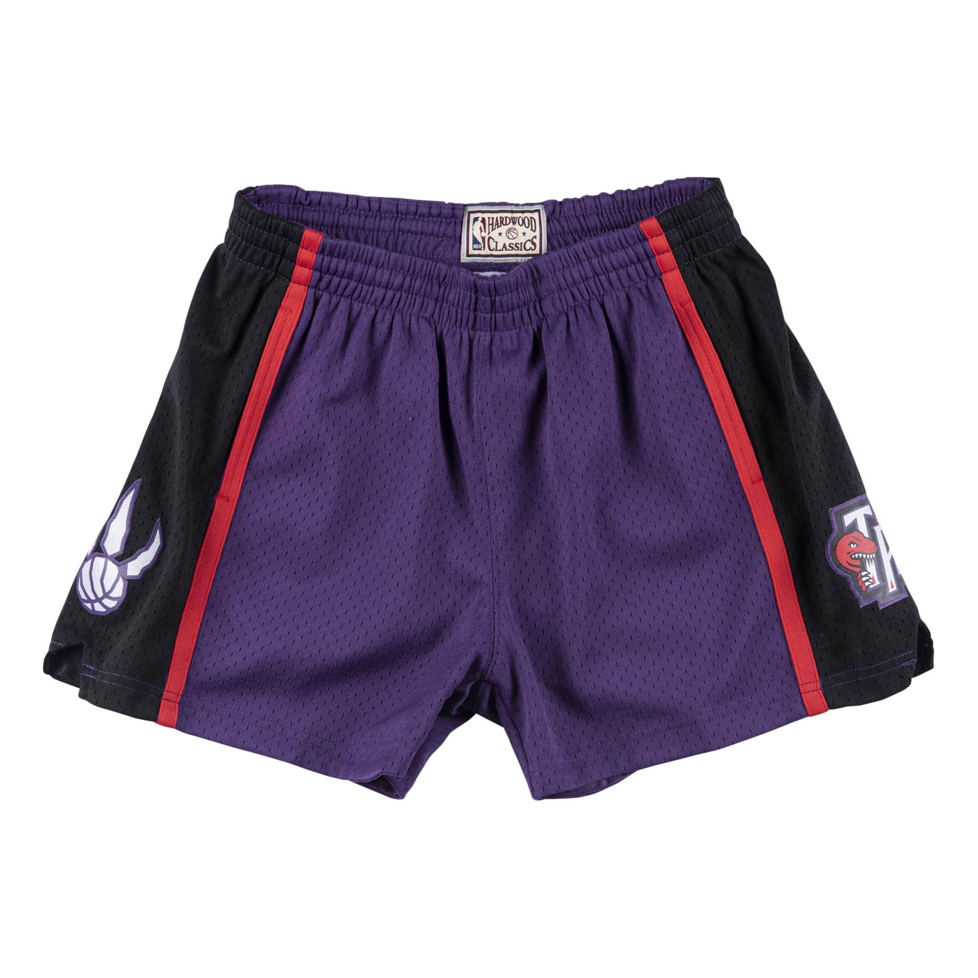 Womens Toronto Raptors Mitchell & Ness NBA Jump Shot Shorts - Purple