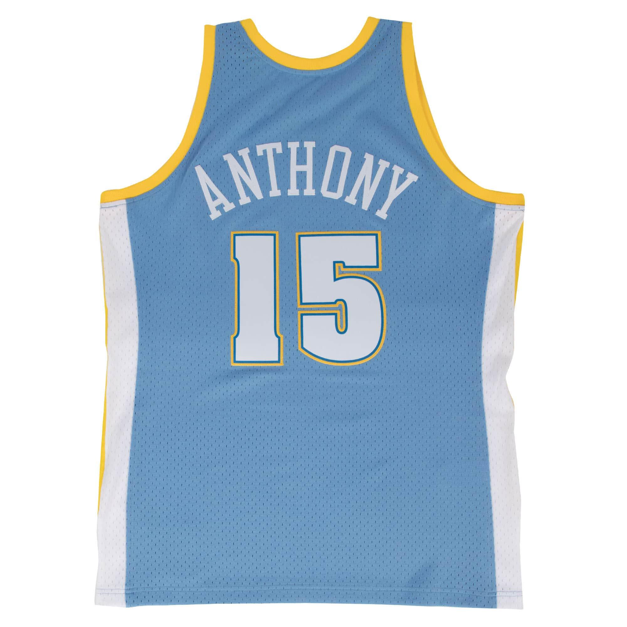 Carmelo Anthony Denver Nuggets Mitchell & Ness NBA 03-04 Swingman Jersey - Blue