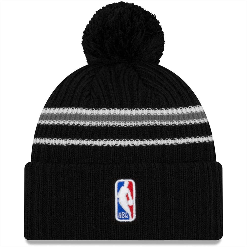 San Antonio Spurs New Era NBA 2020 Back Half Knit Beanie - Black
