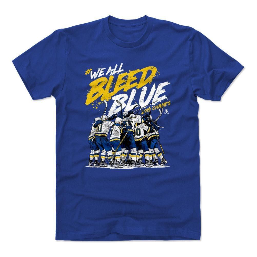 500 Level T-Shirts St Louis Blues 500 Level NHL Bleed Blue T-Shirt - Blue