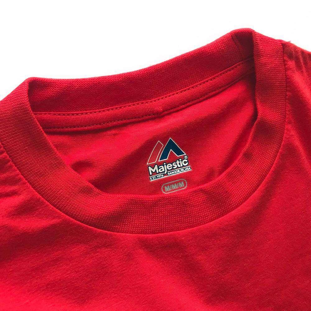 Majestic Athletic T-Shirts St Louis Cardinals Majestic MLB Precision Play T-Shirt - Red