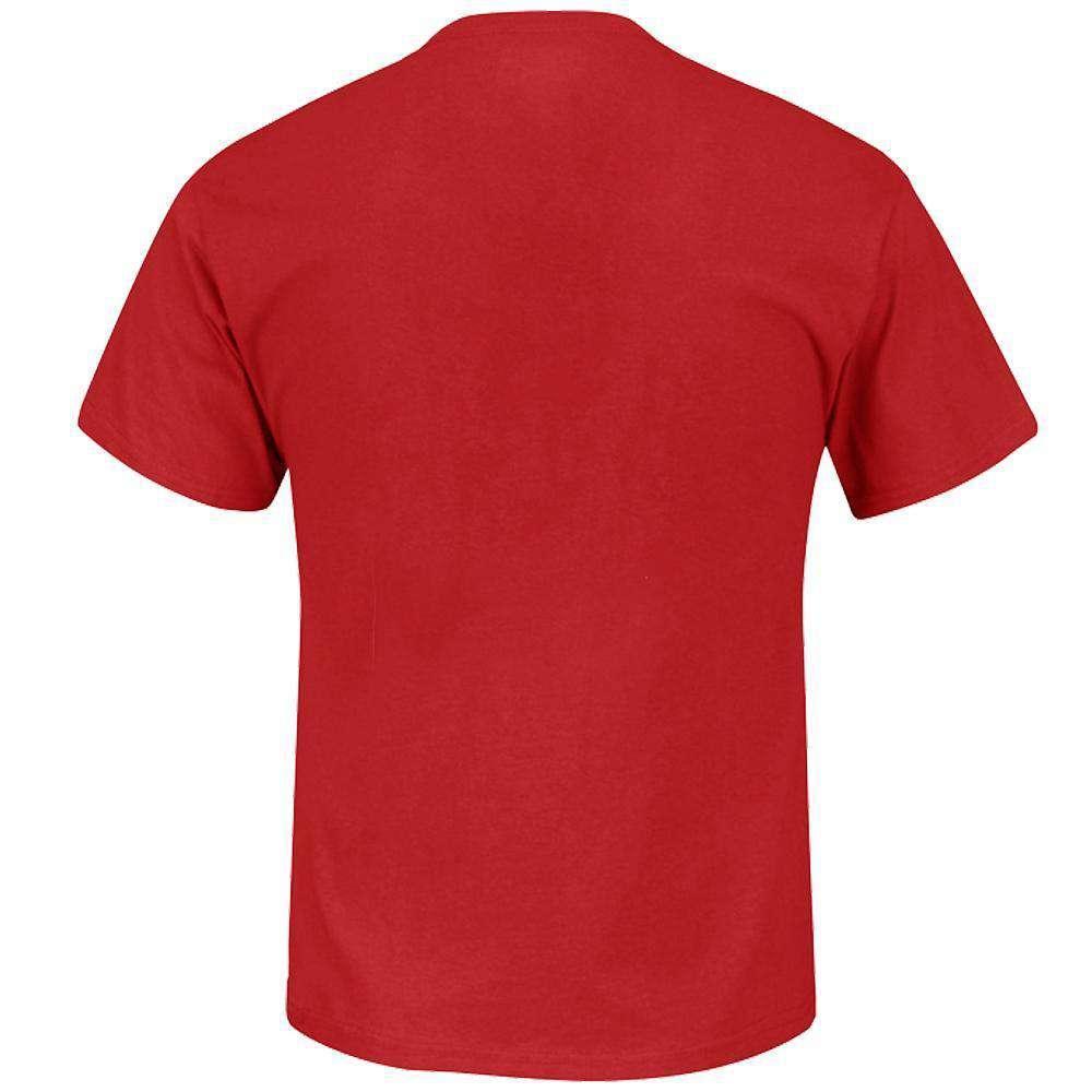 Majestic Athletic T-Shirts St Louis Cardinals Majestic MLB Precision Play T-Shirt - Red