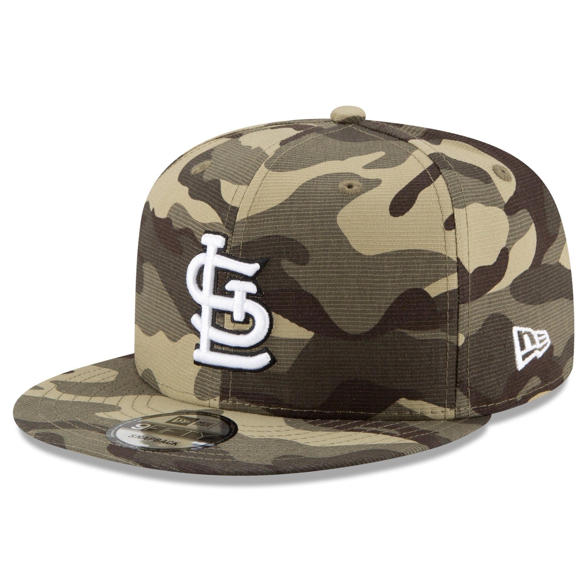 New Era Caps St. Louis Cardinals New Era MLB 2021 Armed Forces 9FIFTY Snapback Hat - Camo