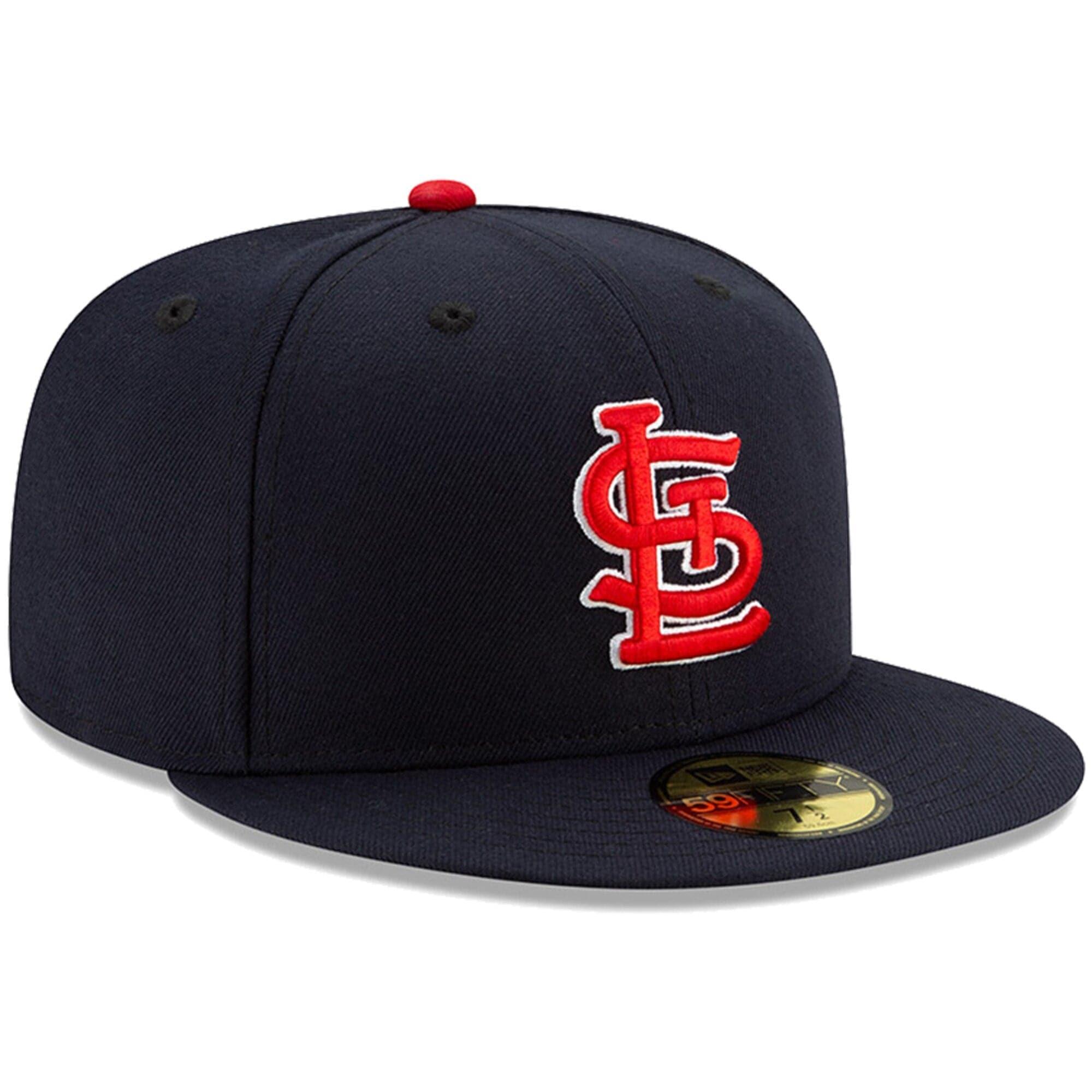 New Era Caps St Louis Cardinals New Era MLB AC On-Field Alt 59FIFTY Fitted Hat - Navy