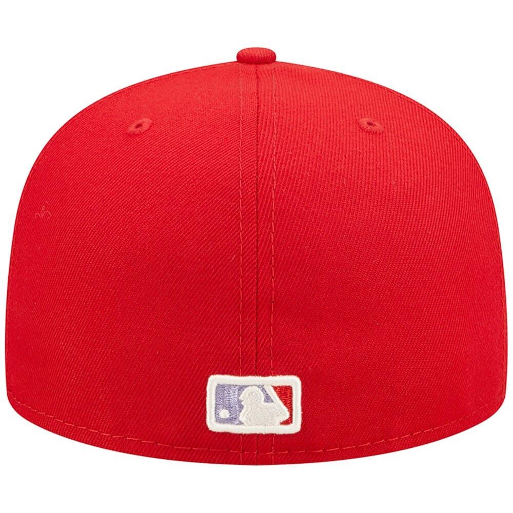 New Era Caps St Louis Cardinals New Era MLB Pop Sweat 59FIFTY Fitted Hat - Red
