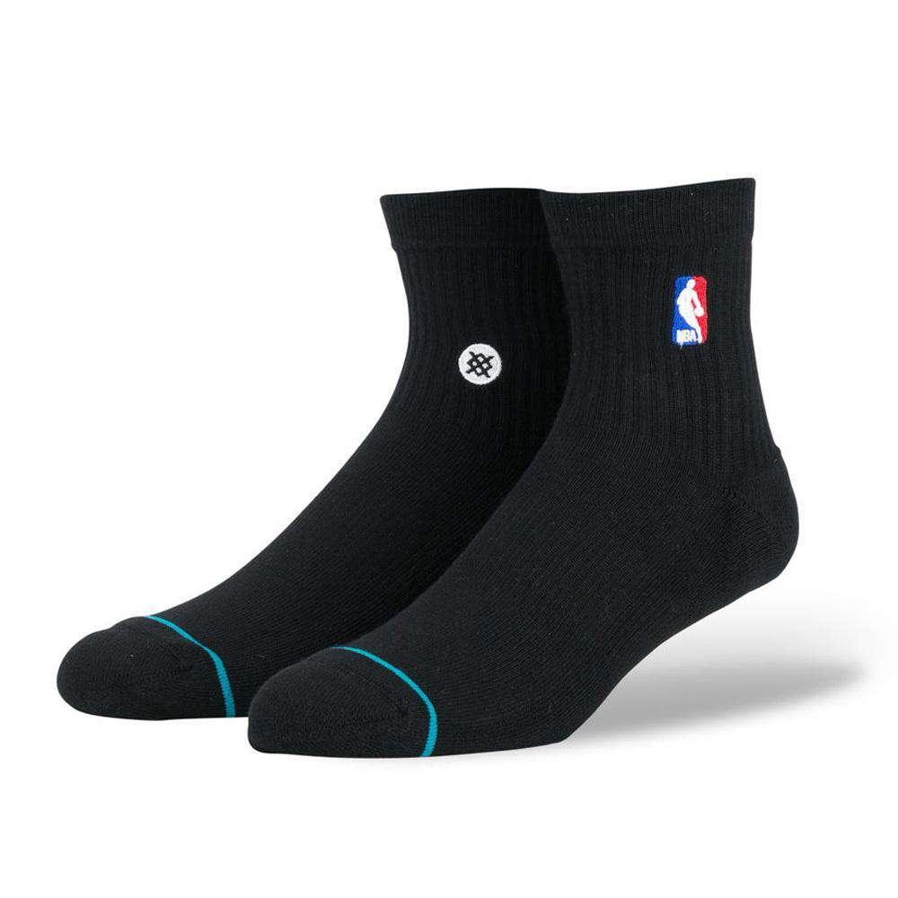 Stance Socks Stance NBA Logoman Casual Quarter Socks - Black
