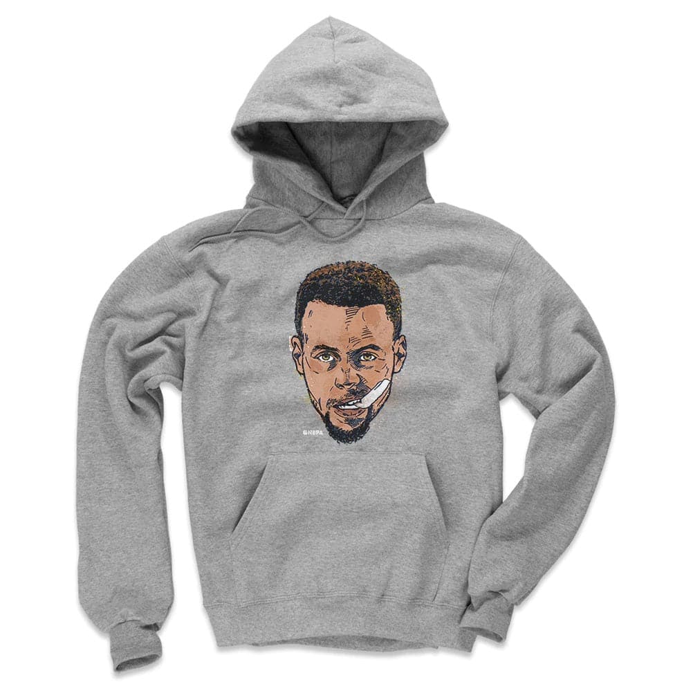 500 Level Jumpers Steph Curry Golden State Warriors 500 Level NBA Mouthguard Hoodie Jumper - Grey
