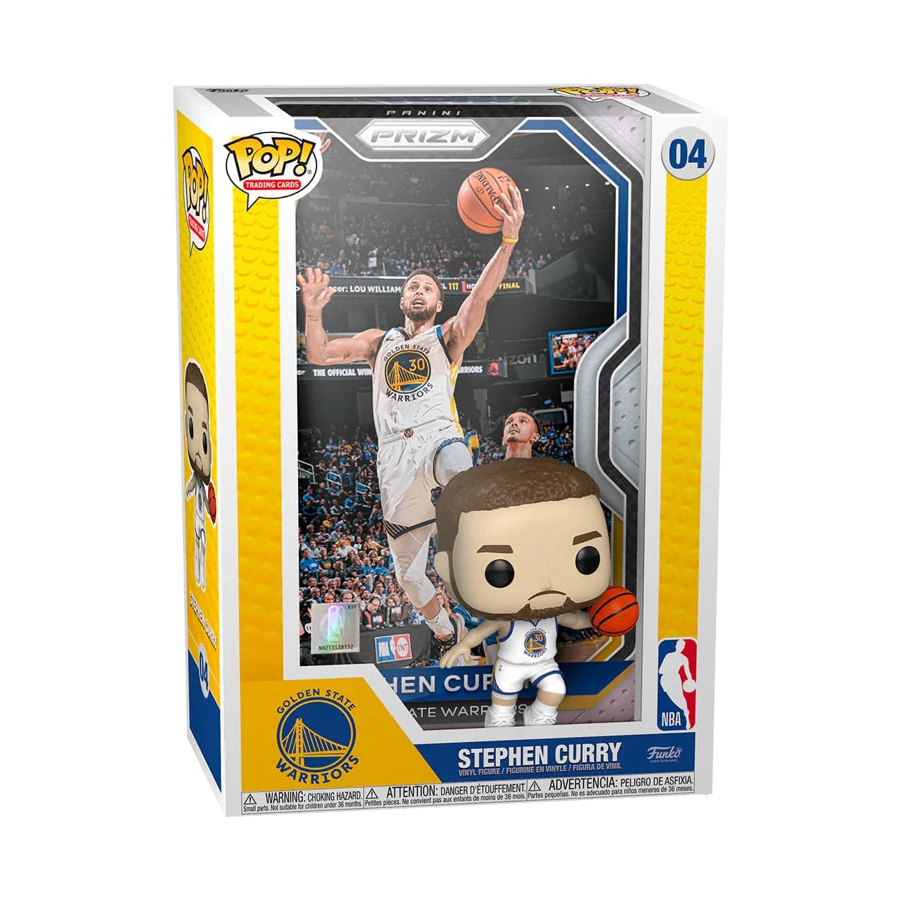 Funko Figures Steph Curry Golden State Warriors Funko NBA Prizm Trading Card Figure