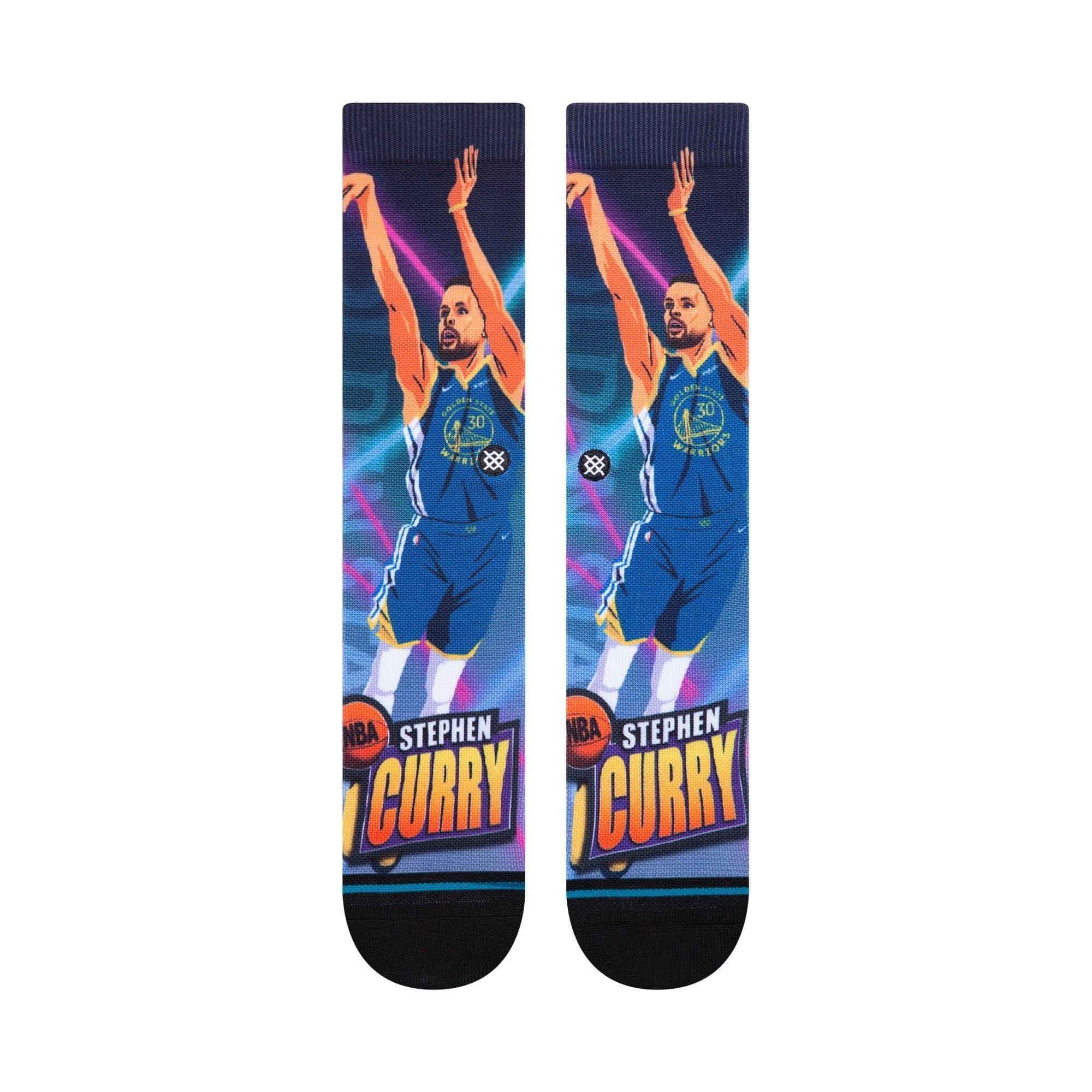 Stance Socks Steph Curry Golden State Warriors Stance NBA Fast Break Player Crew Socks