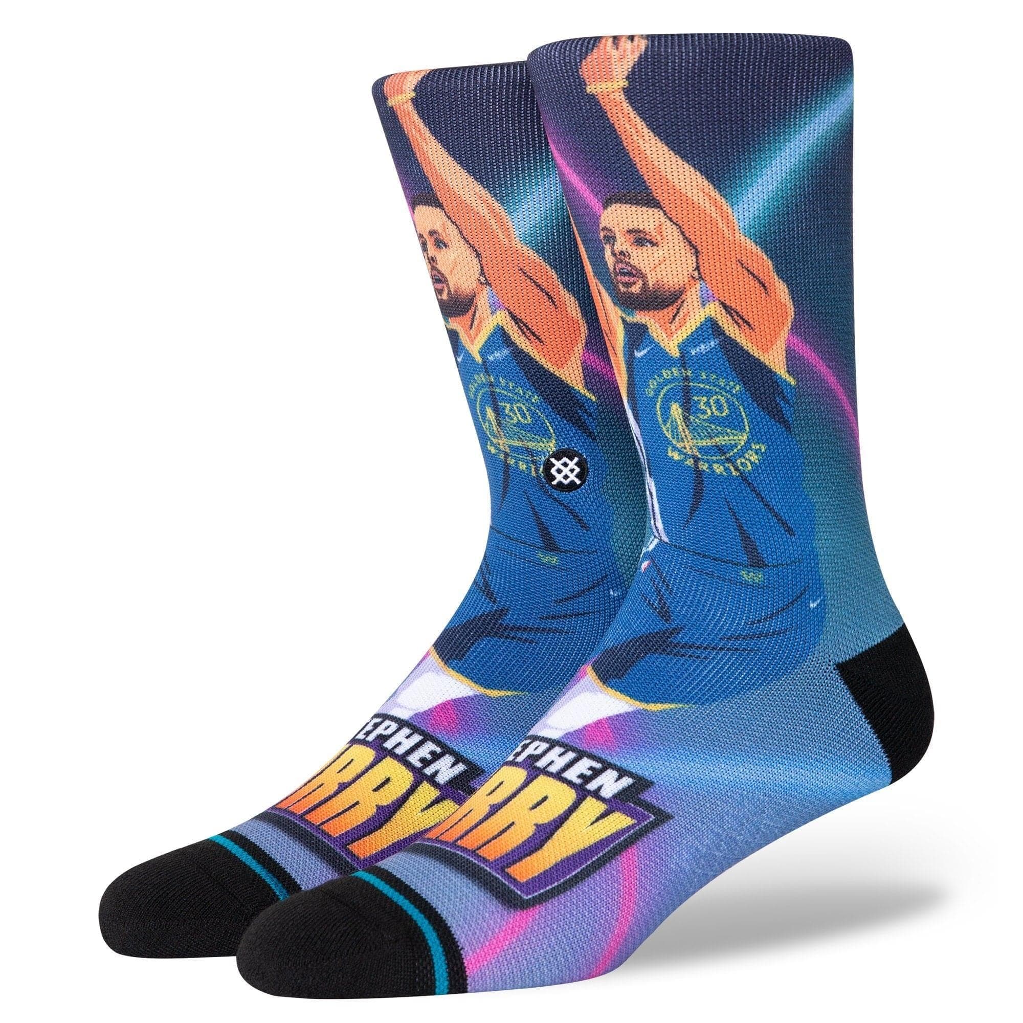 Stance Socks Steph Curry Golden State Warriors Stance NBA Fast Break Player Crew Socks