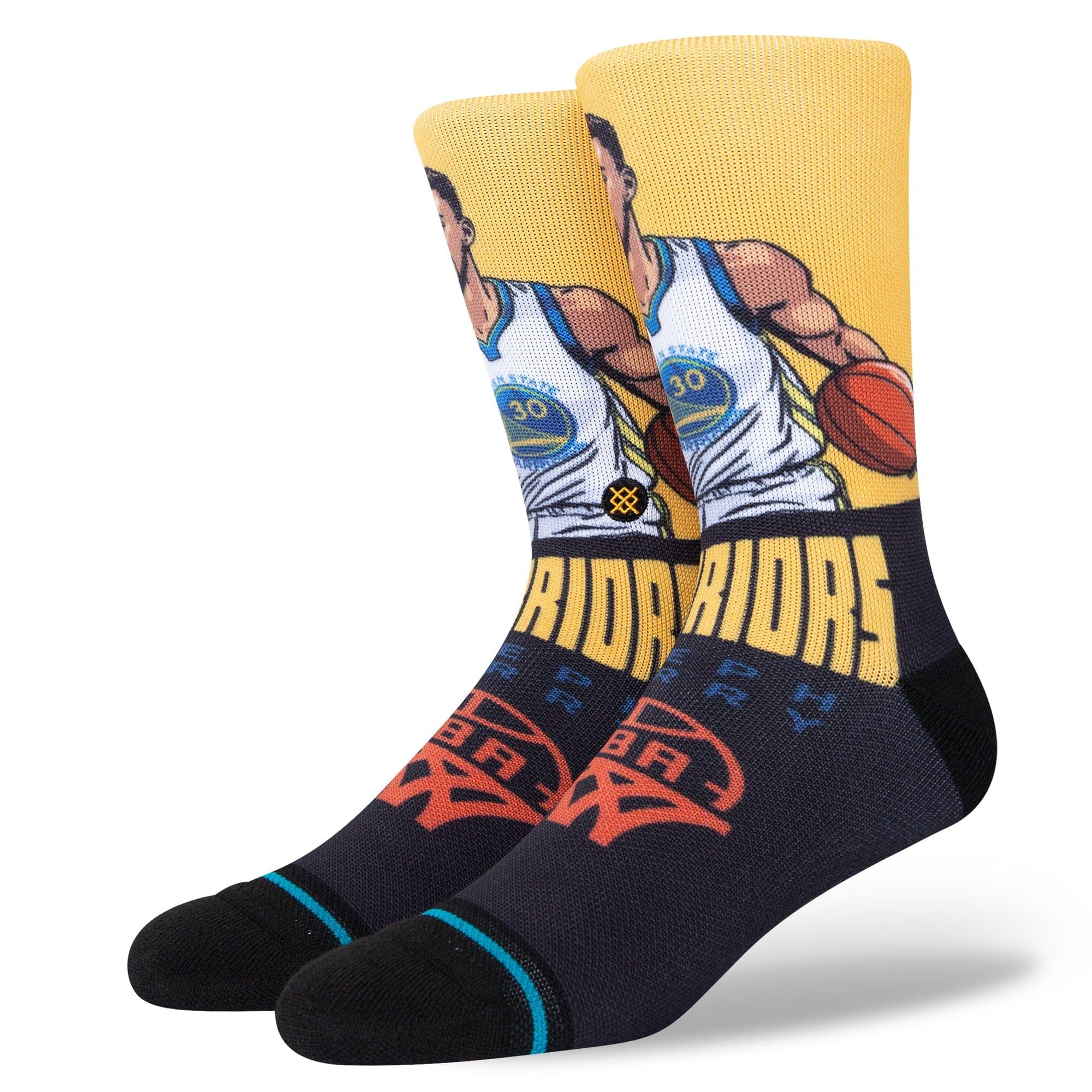 Stance Socks Steph Curry Golden State Warriors Stance NBA Graded Crew Socks - Gold