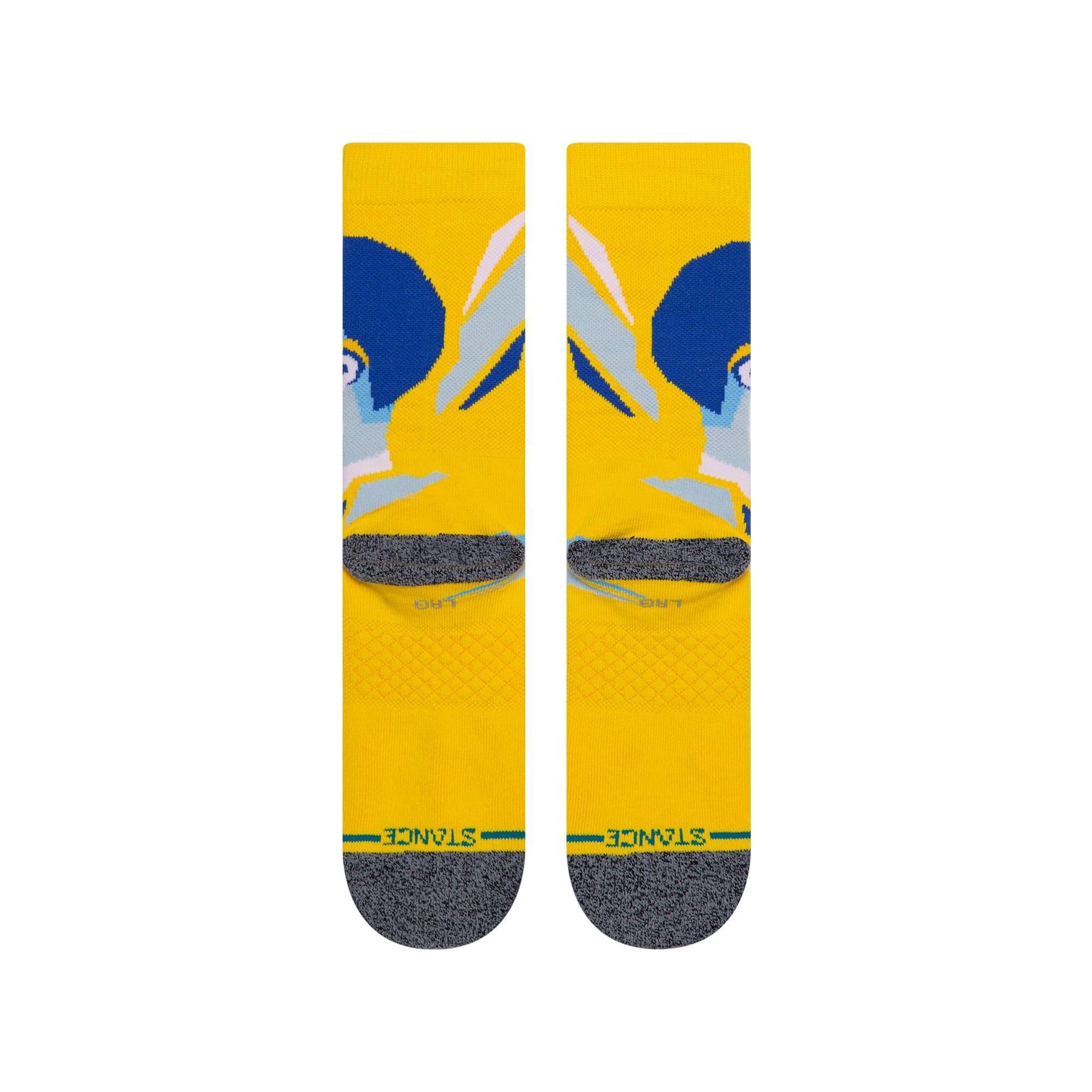 Stance Socks Steph Curry Golden State Warriors Stance NBA Profiler Player Crew Socks