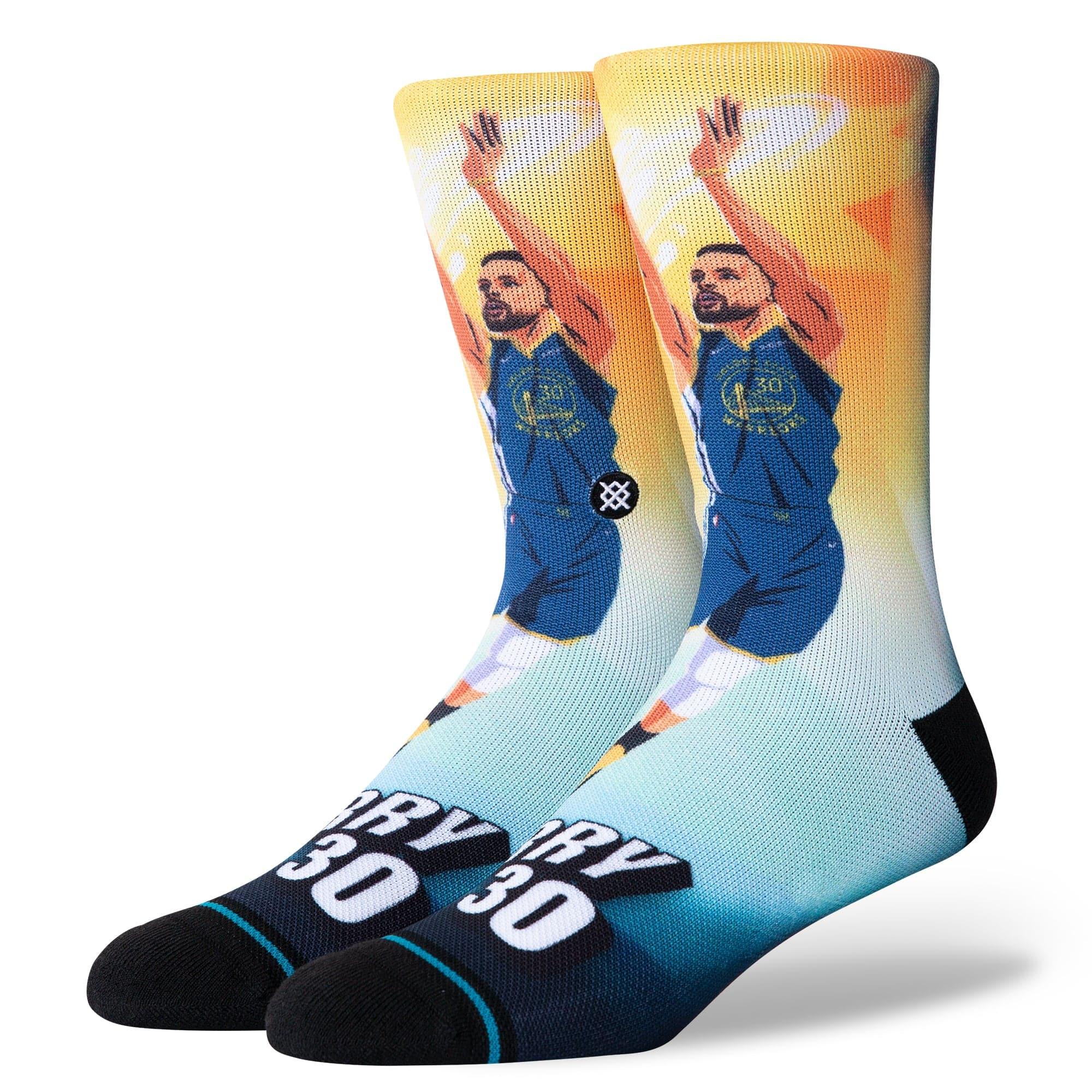 Stance Socks Steph Curry Golden State Warriors Stance NBA Rise Crew Socks