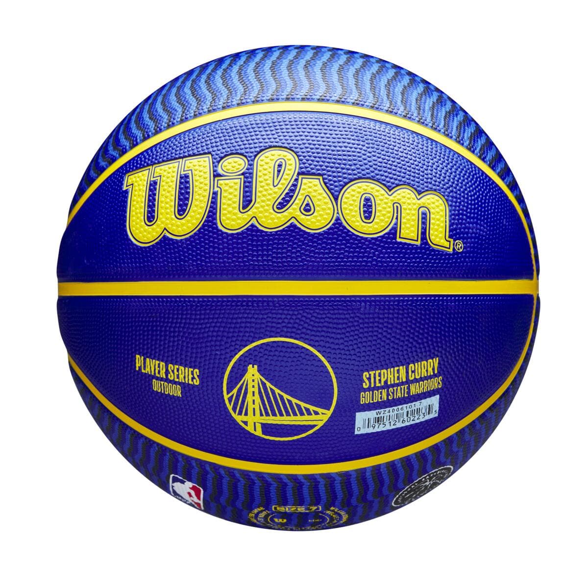 Wilson Sporting Goods Balls Steph Curry Golden State Warriors Wilson NBA Icon Full Size Basketball - Blue