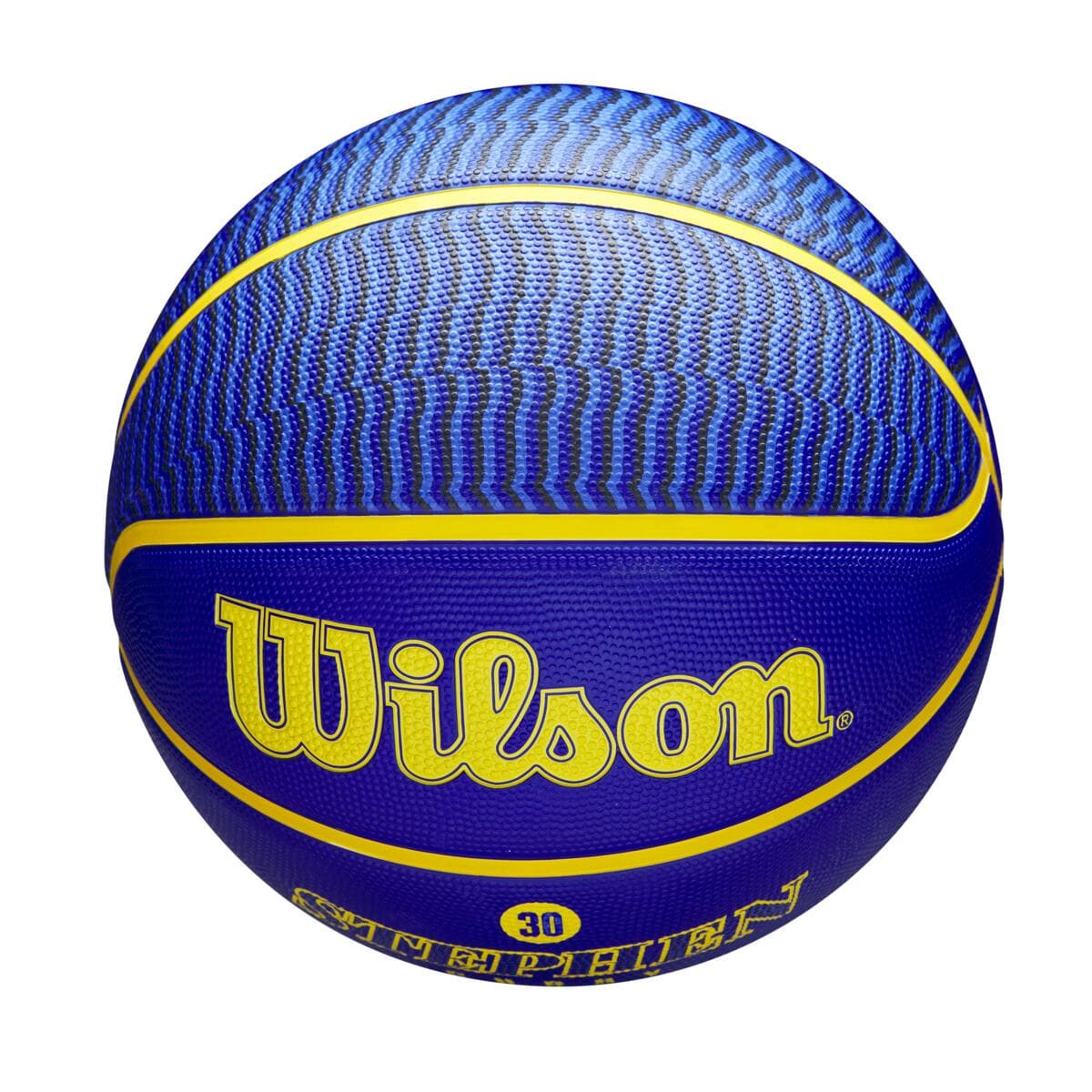 Wilson Sporting Goods Balls Steph Curry Golden State Warriors Wilson NBA Icon Full Size Basketball - Blue
