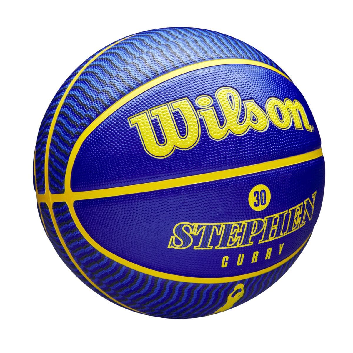 Wilson Sporting Goods Balls Steph Curry Golden State Warriors Wilson NBA Icon Full Size Basketball - Blue