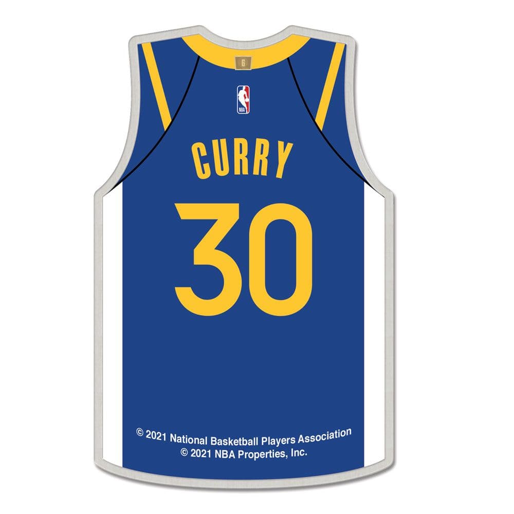 Wincraft Accessories Steph Curry Golden State Warriors Wincraft NBA Jersey Enamel Pin