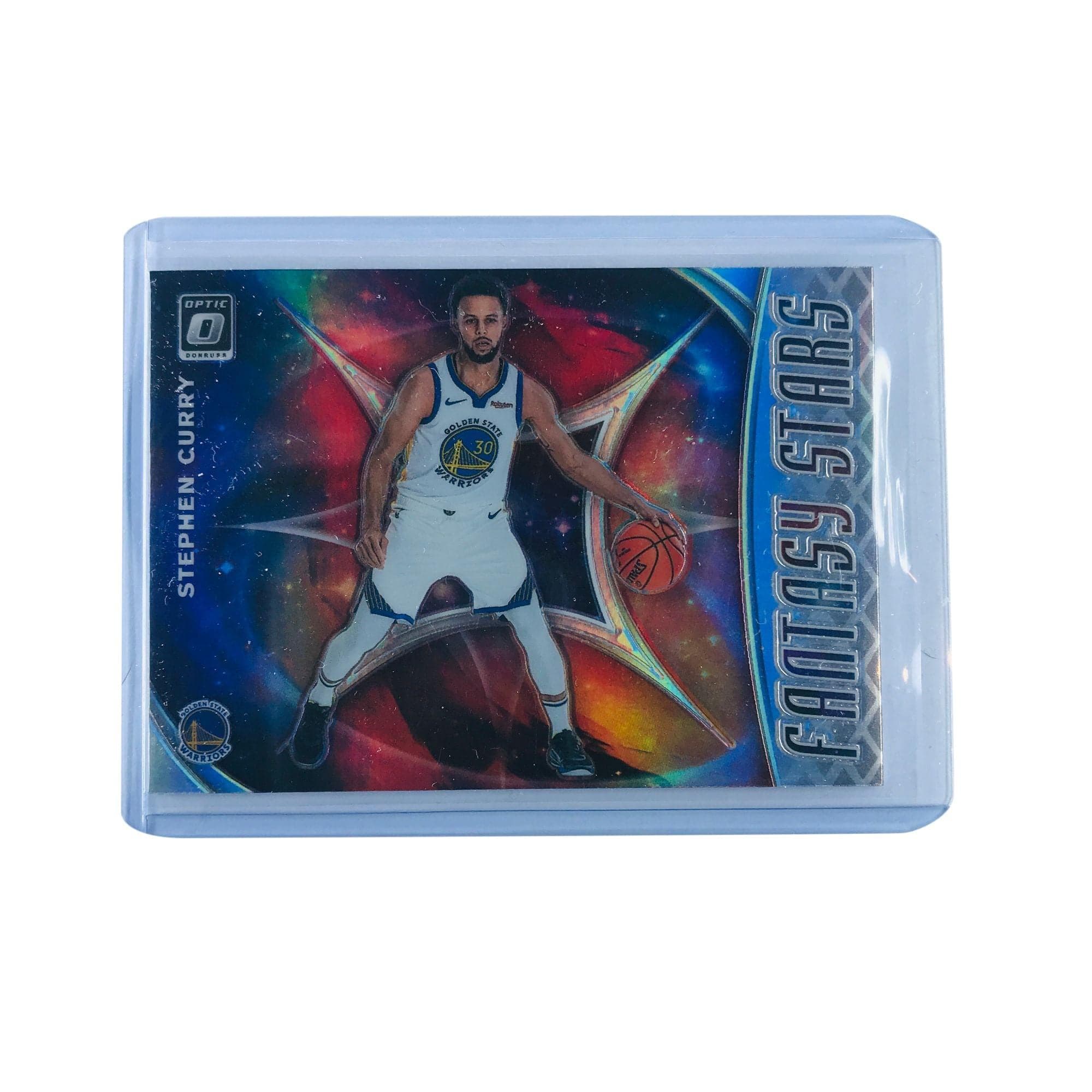 Panini Cards Stephen Curry Golden State Warriors 19-20 Panini Optic NBA Fantasy Stars Silver Prizm Card