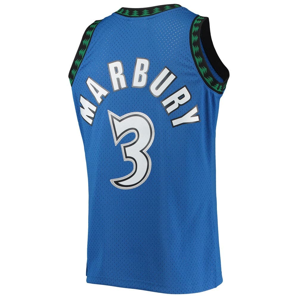 Mitchell And Ness Jerseys Stephon Marbury Minnesota Timberwolves Mitchell & Ness NBA 96-97 Swingman Jersey - Blue