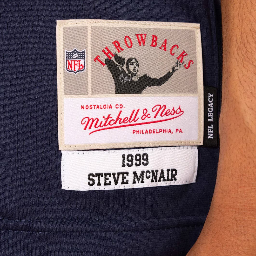 Mitchell And Ness Jerseys Steve McNair Tennessee Titans Mitchell & Ness NFL 99-00 Legacy Jersey - Navy