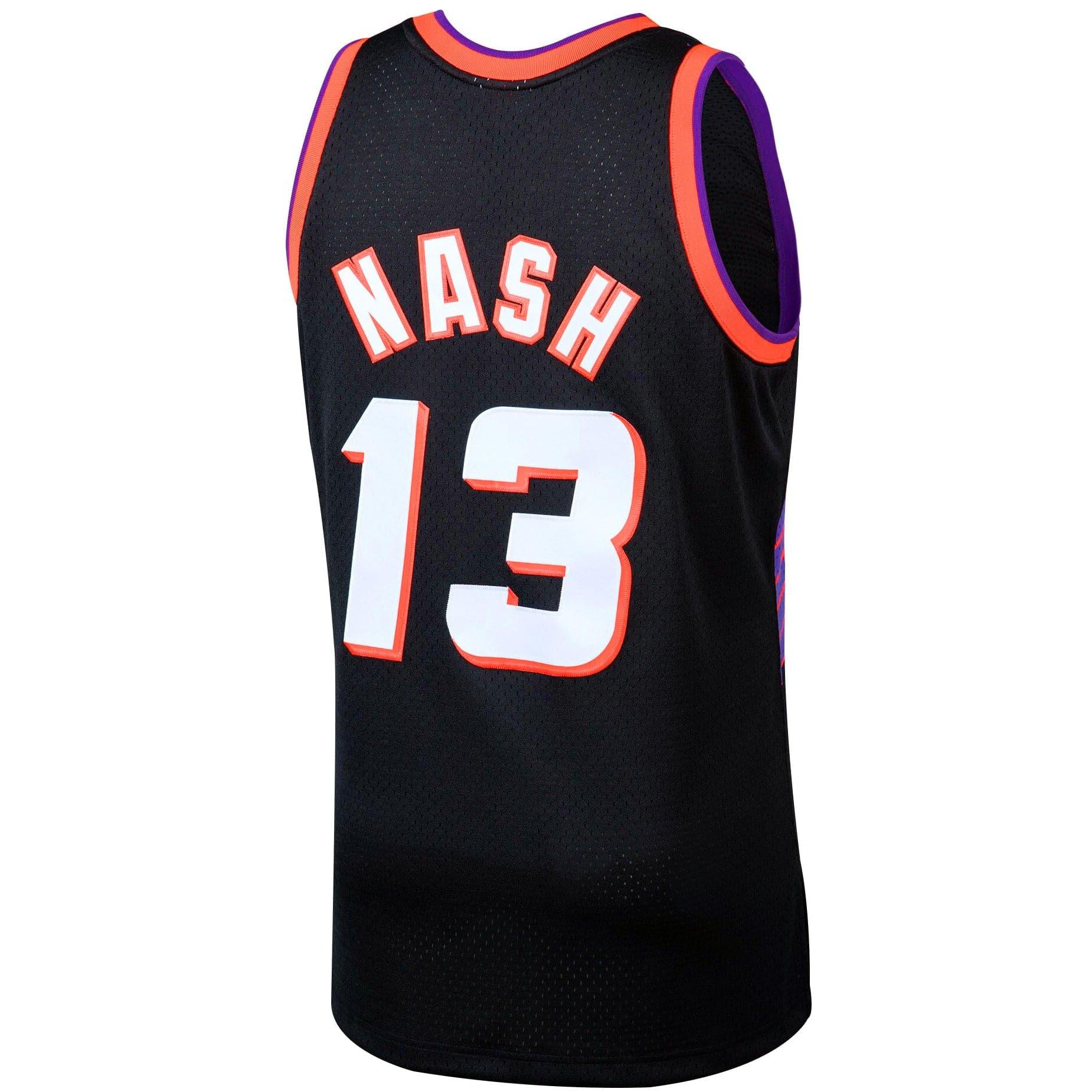 Mitchell And Ness Jerseys Steve Nash Phoenix Suns Mitchell & Ness NBA 96-97 Swingman Jersey - Black