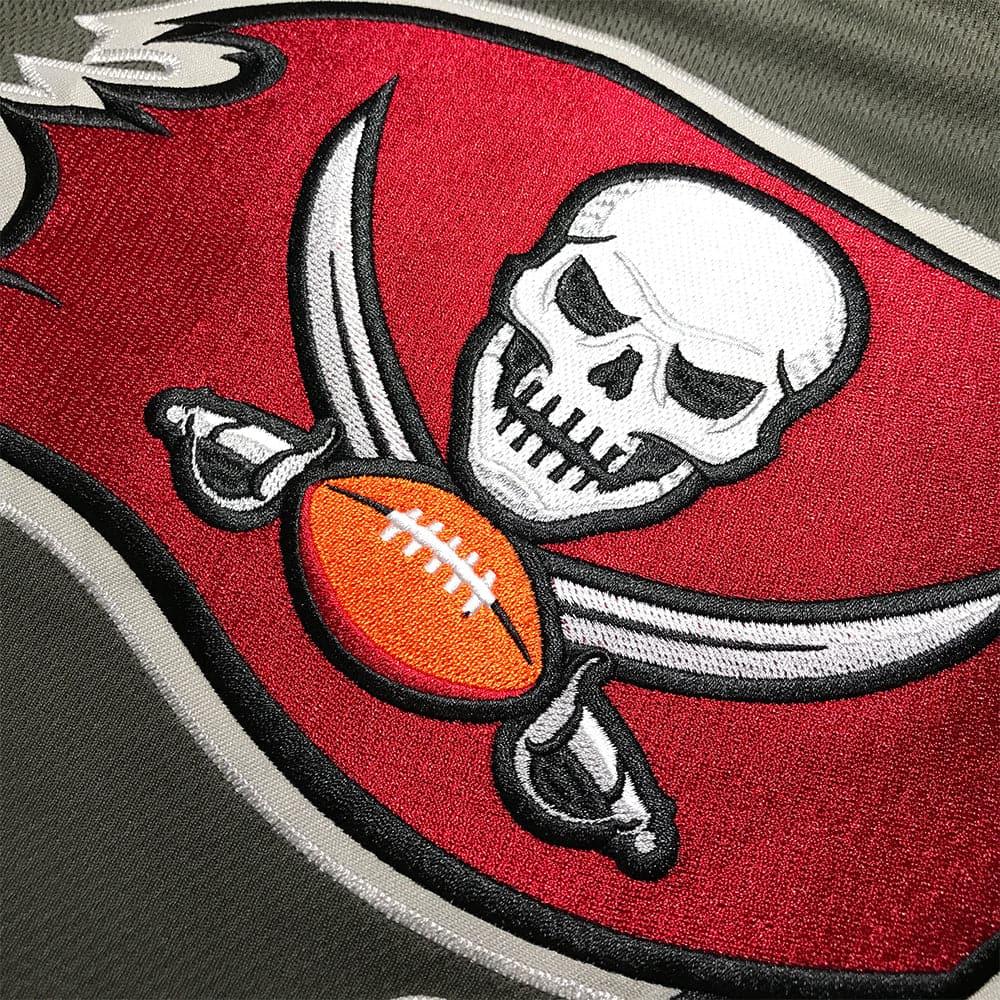 Majestic Athletic Jerseys Tampa Bay Buccaneers Majestic NFL Fan Replica Jersey - Pewter
