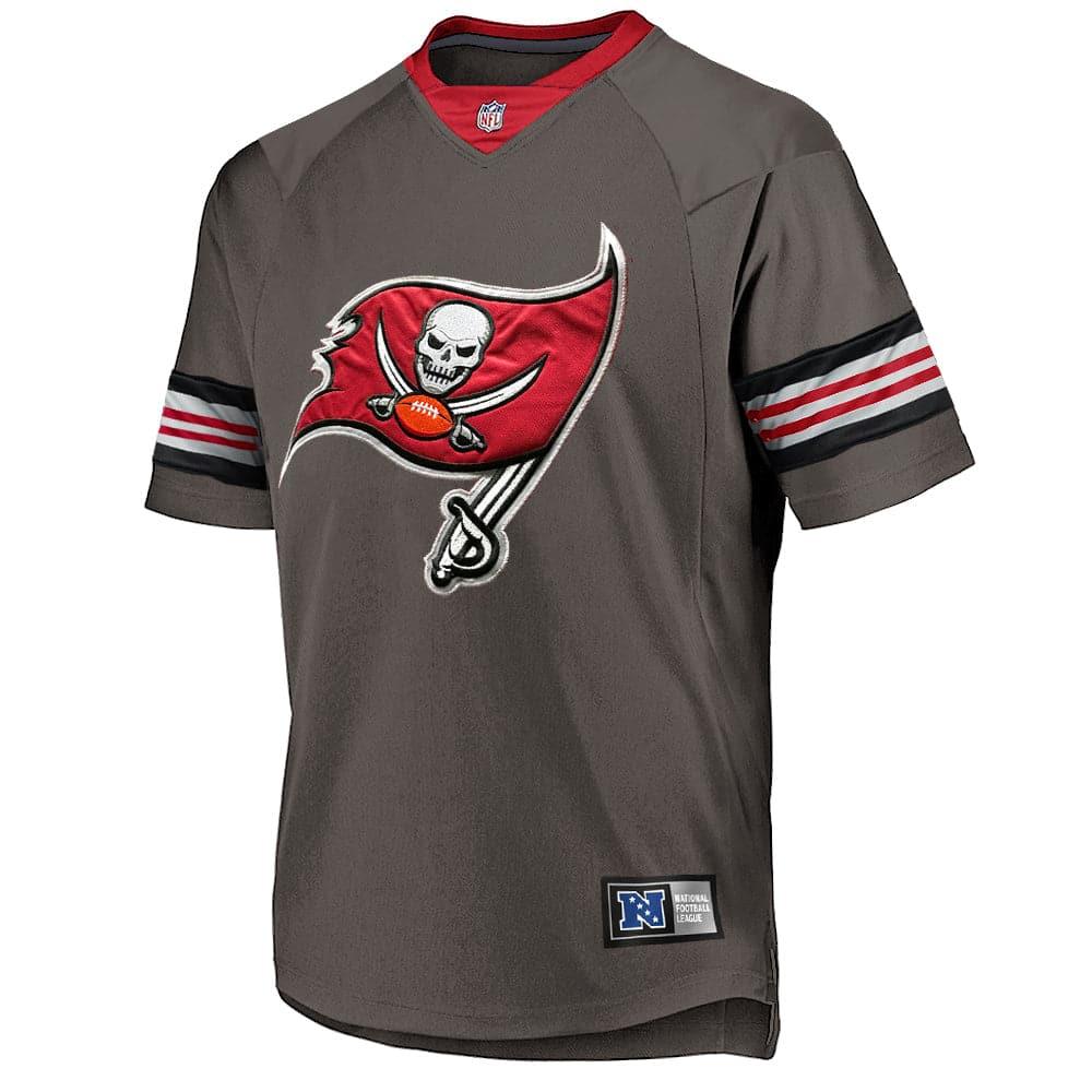Majestic Athletic Jerseys Tampa Bay Buccaneers Majestic NFL Fan Replica Jersey - Pewter