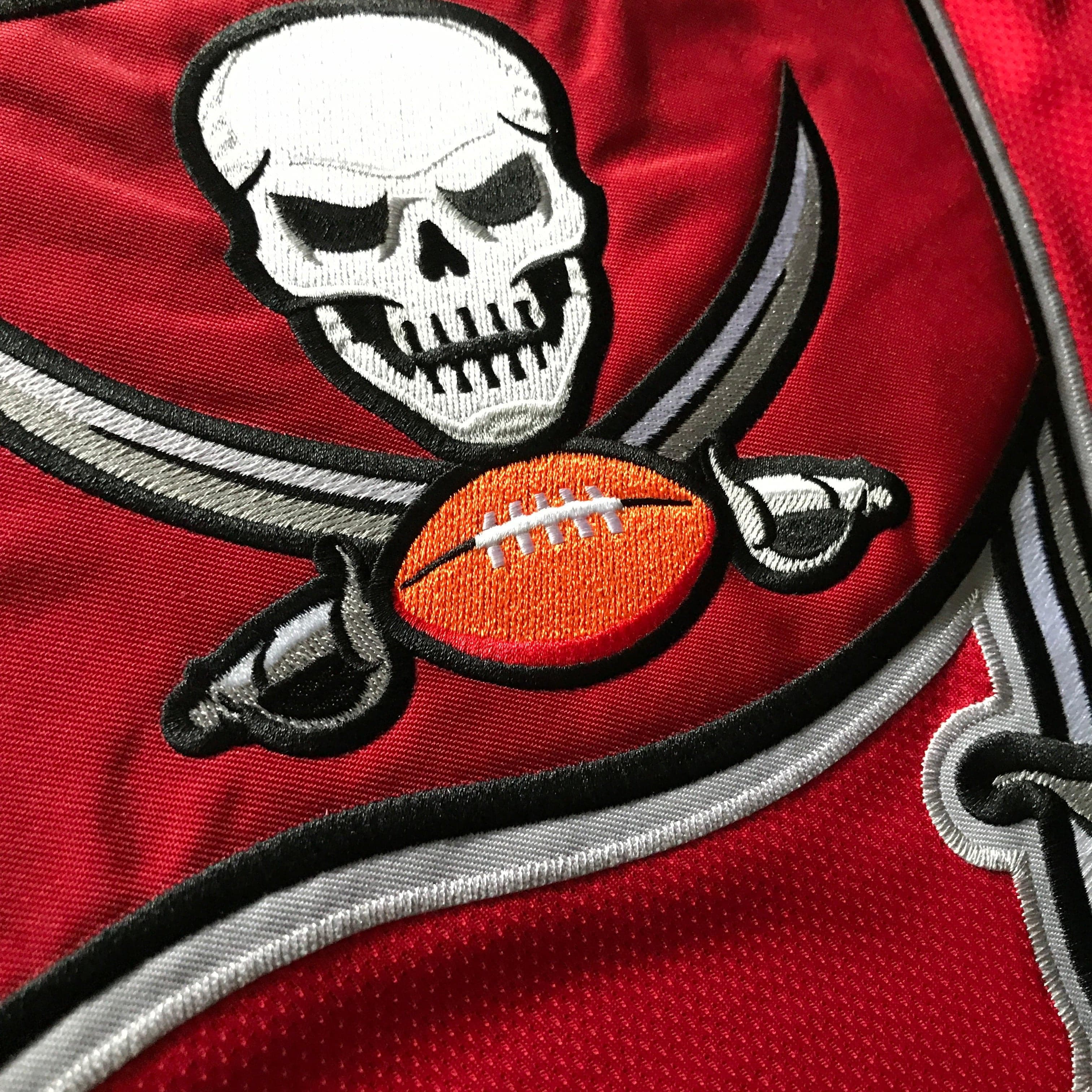 Majestic Athletic Jerseys Tampa Bay Buccaneers Majestic NFL Fan Replica Jersey - Red