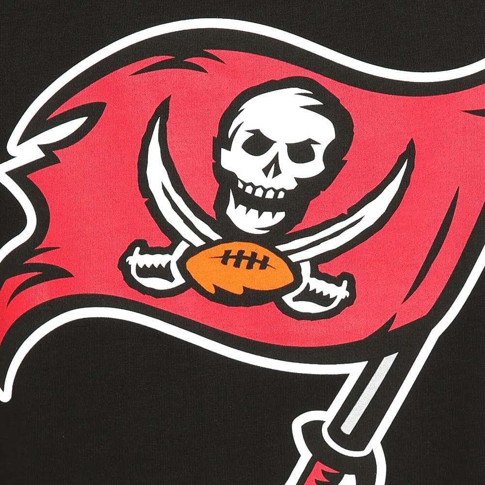 Mitchell And Ness T-Shirts Tampa Bay Buccaneers Mitchell & Ness NFL Retro Repeat T-Shirt - Faded Black