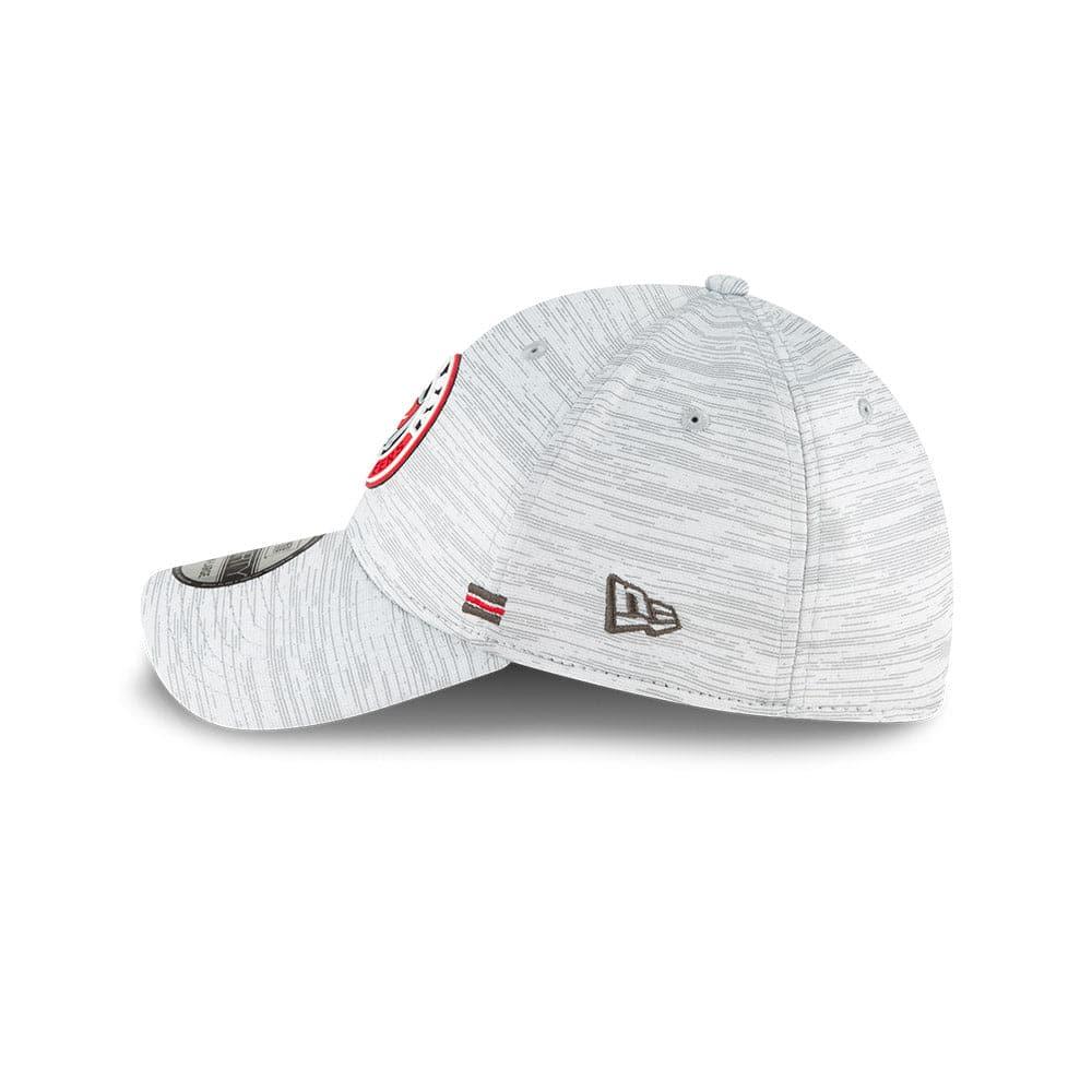 New Era Caps Tampa Bay Buccaneers New Era NFL 2020 Sideline 39THIRTY Flex Fit Curve Hat - Grey