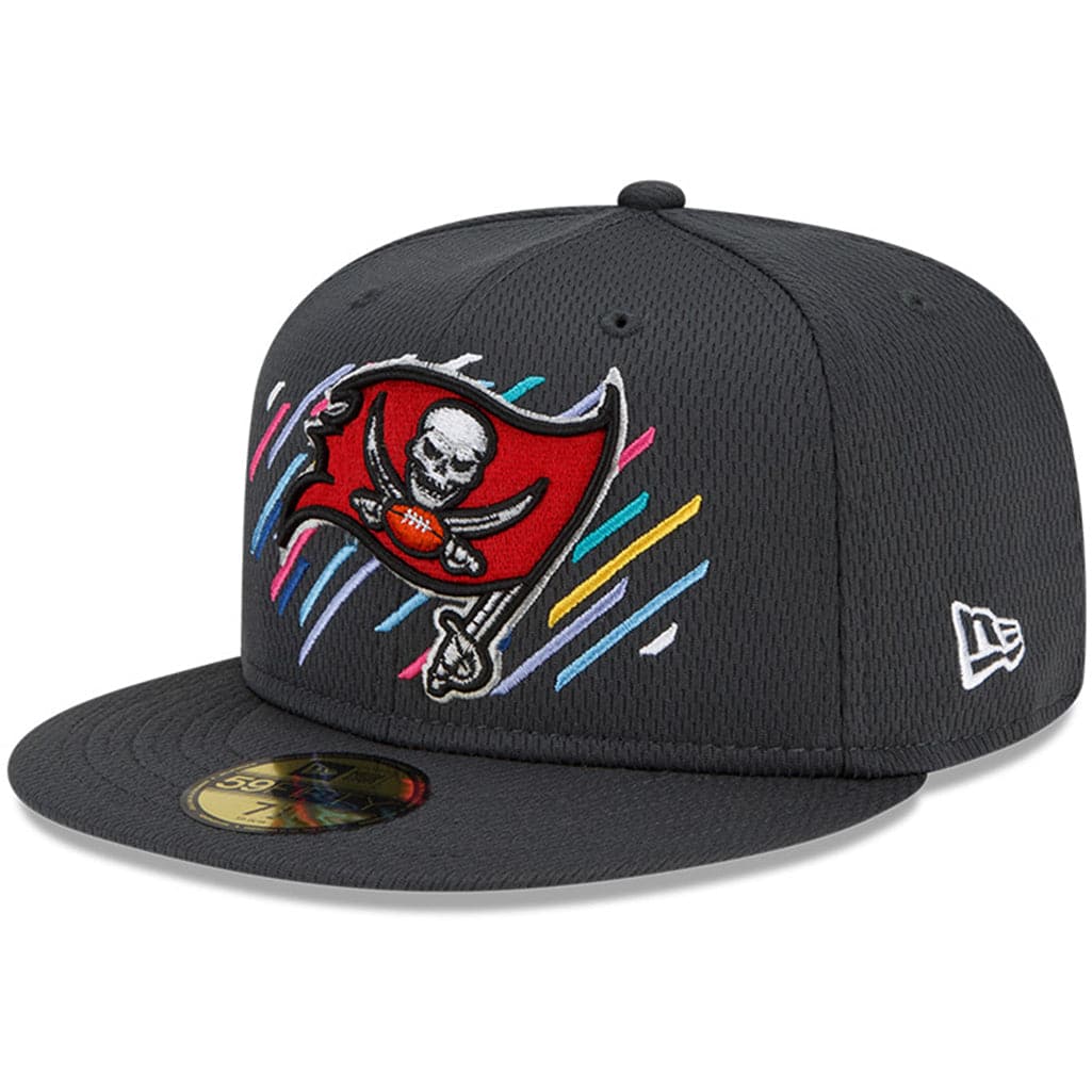 New Era Caps Tampa Bay Buccaneers New Era NFL 2021 Crucial Catch 59FIFTY Fitted Hat - Steel