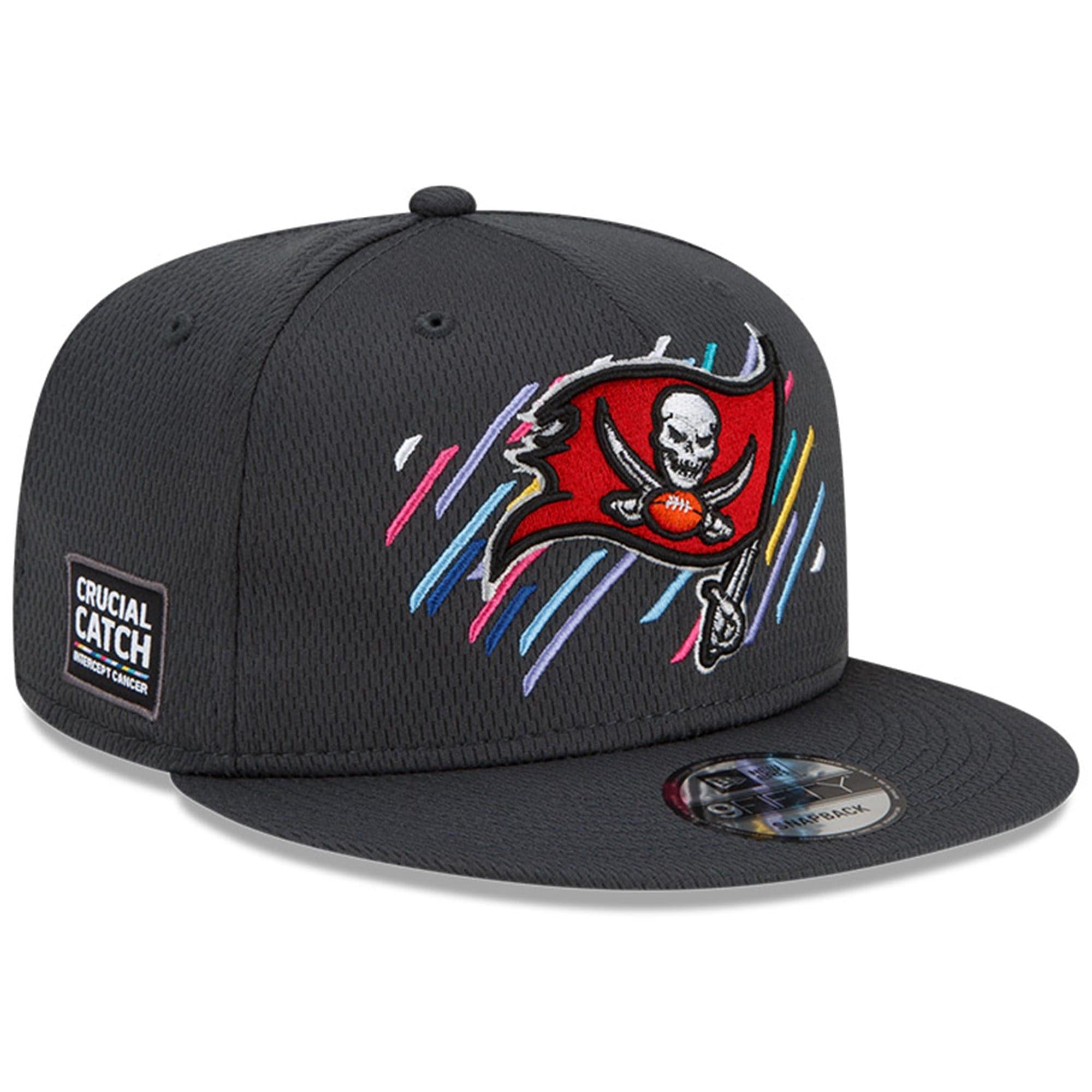 New Era Caps Tampa Bay Buccaneers New Era NFL 2021 Crucial Catch 9FIFTY Snapback Hat - Steel