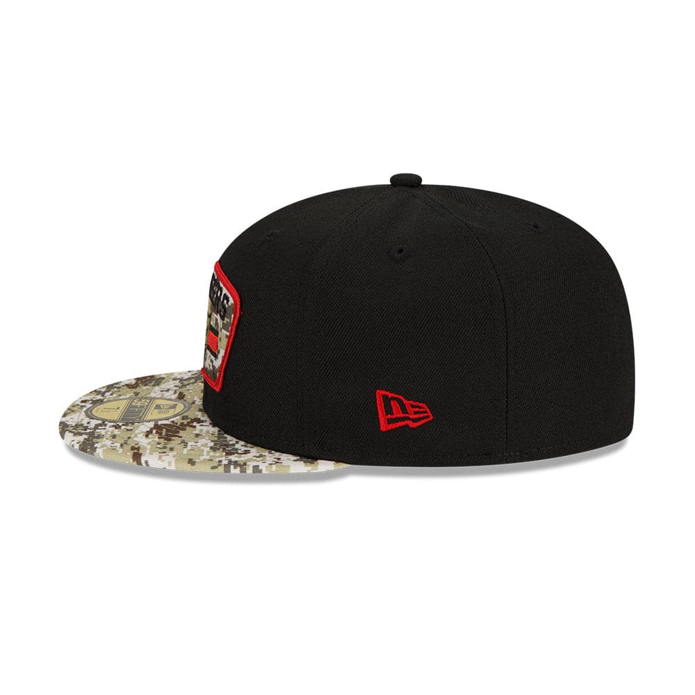 New Era Caps Tampa Bay Buccaneers New Era NFL 2021 Salute To Service 59FIFTY Fitted Hat - Black