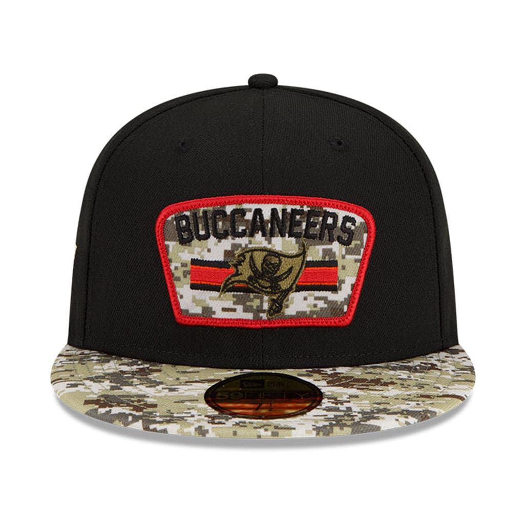 New Era Caps Tampa Bay Buccaneers New Era NFL 2021 Salute To Service 59FIFTY Fitted Hat - Black