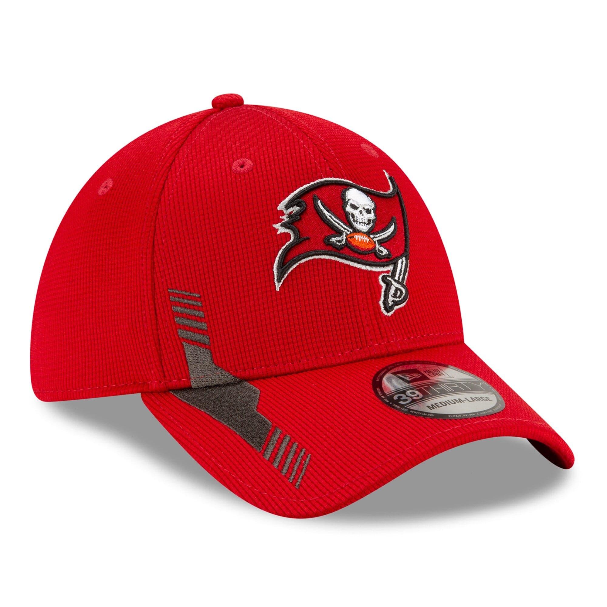 New Era Caps Tampa Bay Buccaneers New Era NFL 2021 Sideline Home 39THIRTY Flex Fit Hat - Red