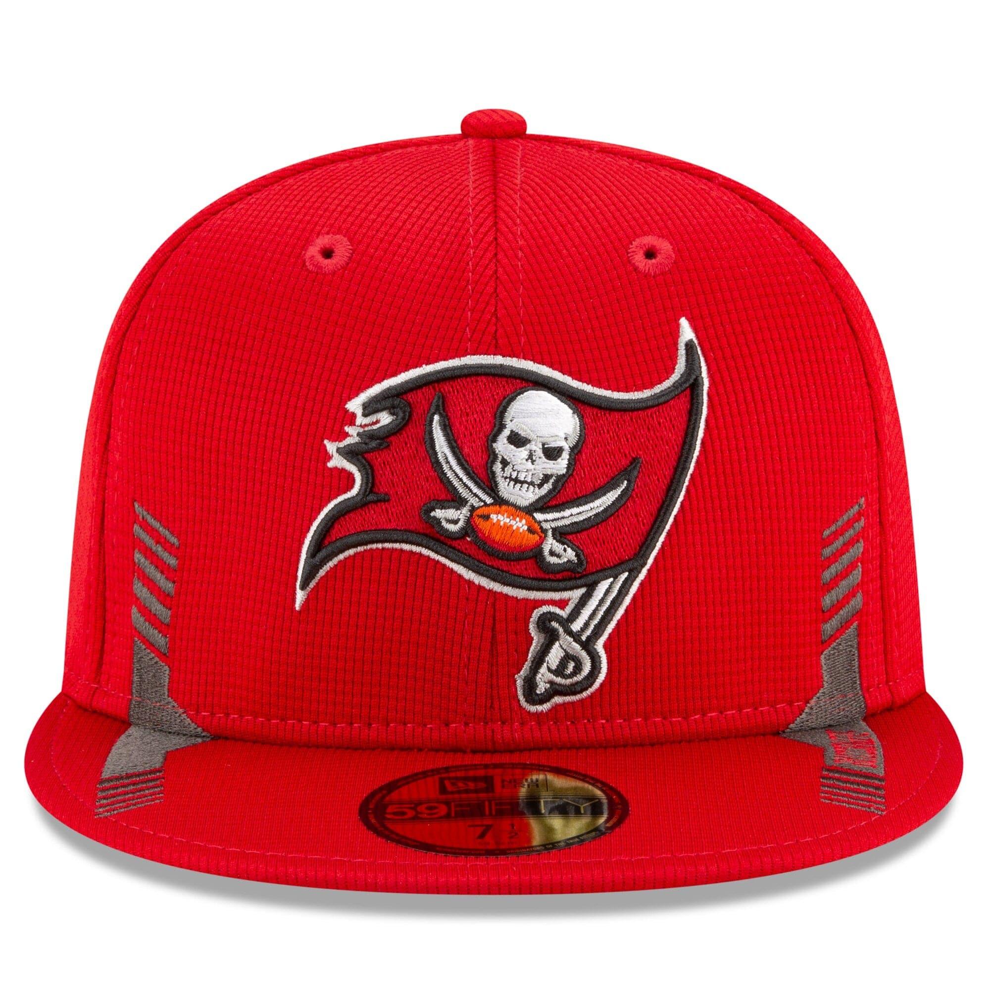 New Era Caps Tampa Bay Buccaneers New Era NFL 2021 Sideline Home 59FIFTY Fitted Hat - Red