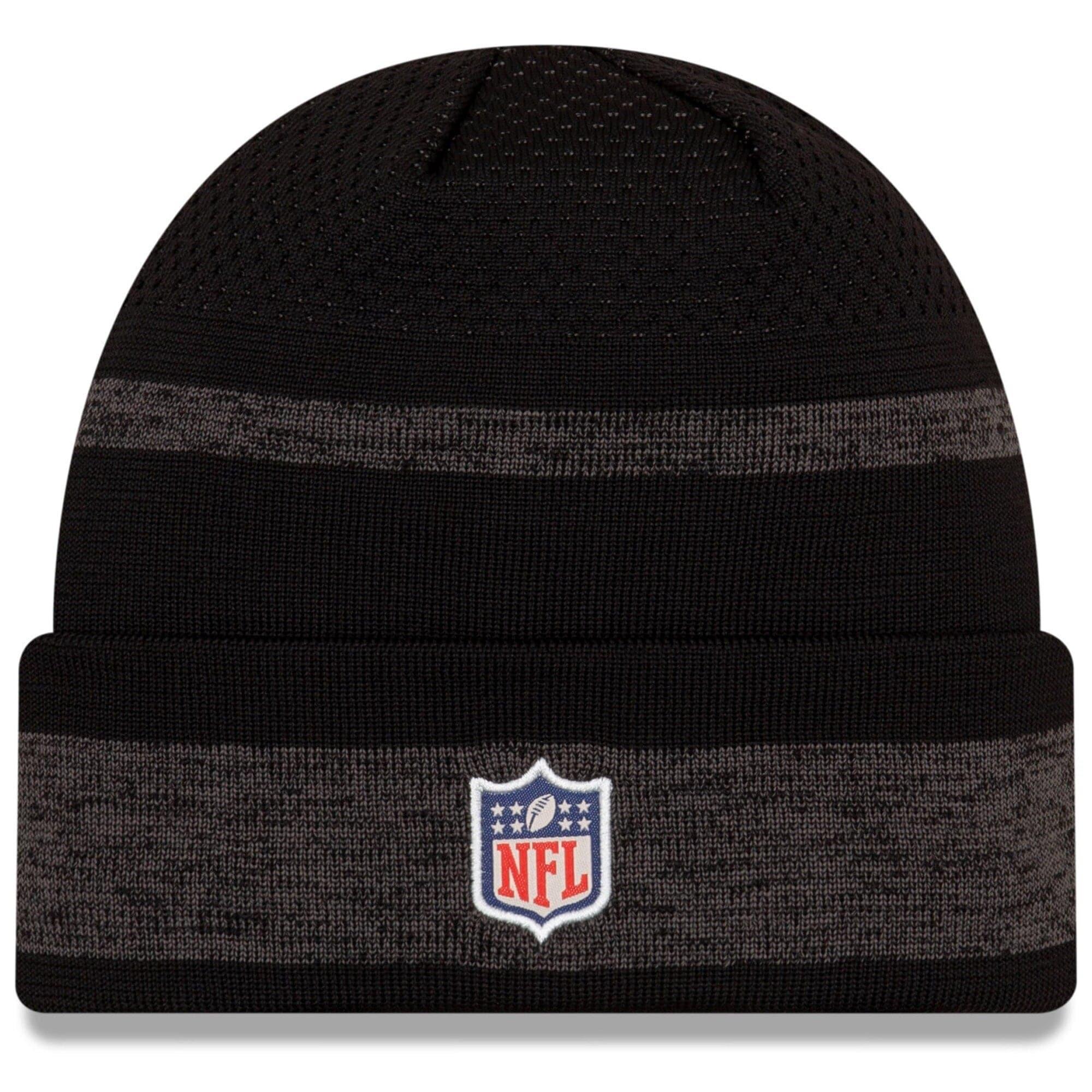 New Era Beanies Tampa Bay Buccaneers New Era NFL 2021 Sideline Performance Tech Cuff Beanie - Black