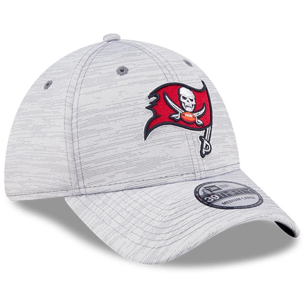 New Era Caps Tampa Bay Buccaneers New Era NFL 22 Training Camp Coach 39THIRTY Stretch Fit Hat - Grey