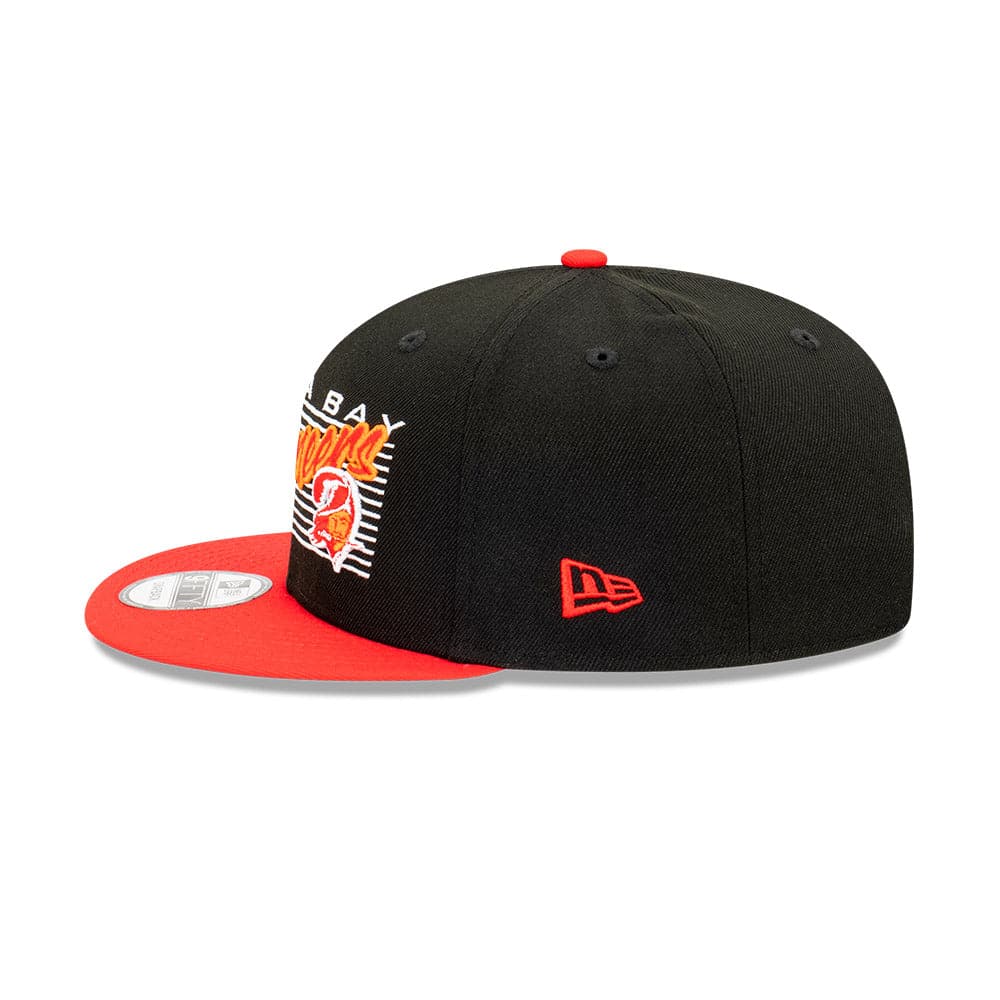 New Era Caps Tampa Bay Buccaneers New Era NFL Script Block 9FIFTY Snapback Hat - Black