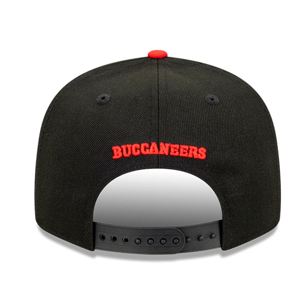 New Era Caps Tampa Bay Buccaneers New Era NFL Script Block 9FIFTY Snapback Hat - Black