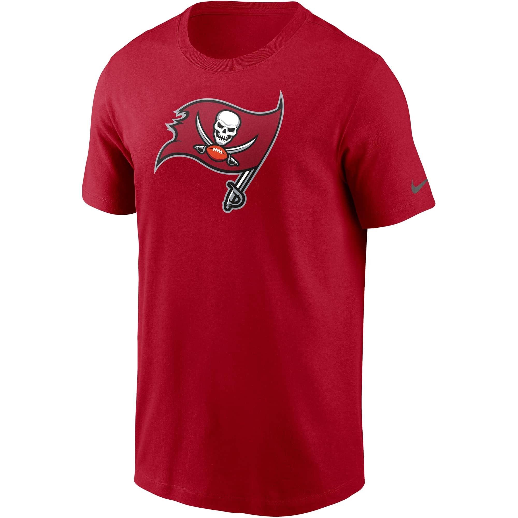 Nike T-Shirts Tampa Bay Buccaneers Nike NFL Team Logo Essential T-Shirt - Red