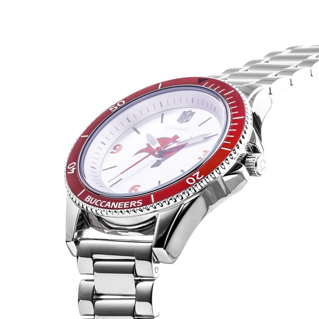 Uncle Jack Accessories Tampa Bay Buccaneers Uncle Jack NFL Team Unisex Watch - Silver