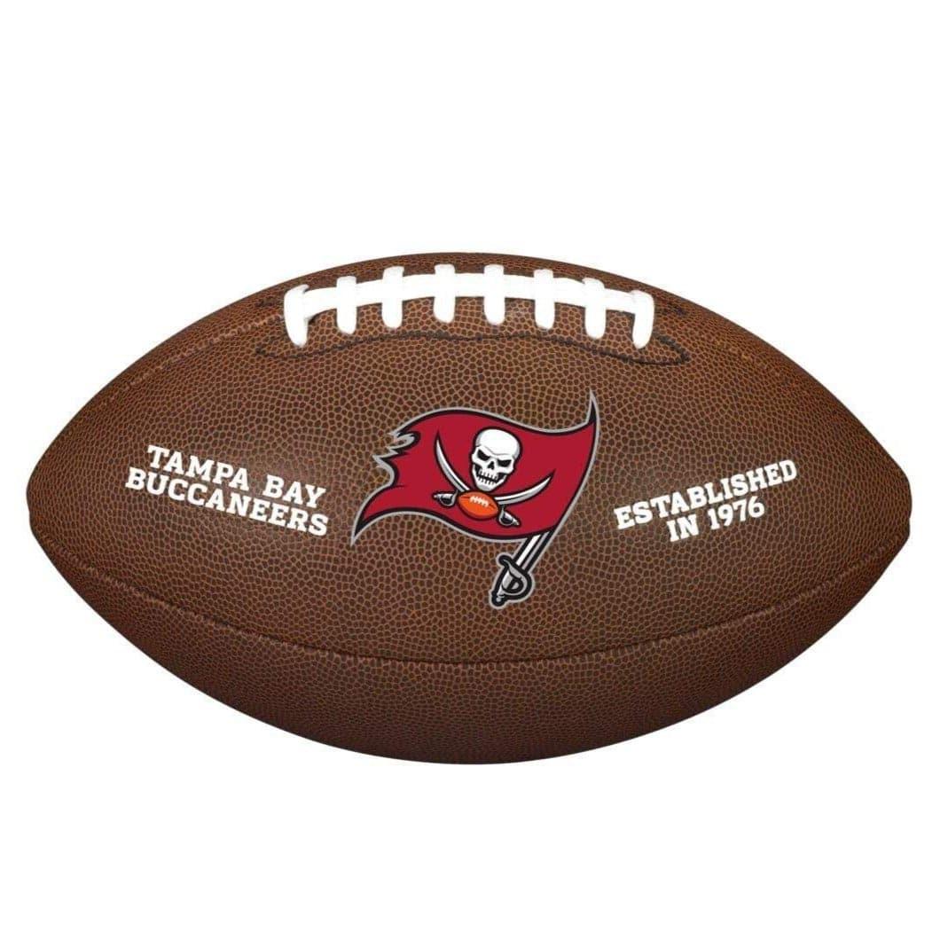 Wilson Sporting Goods Balls Tampa Bay Buccaneers Wilson NFL Team Full Size Football - Brown