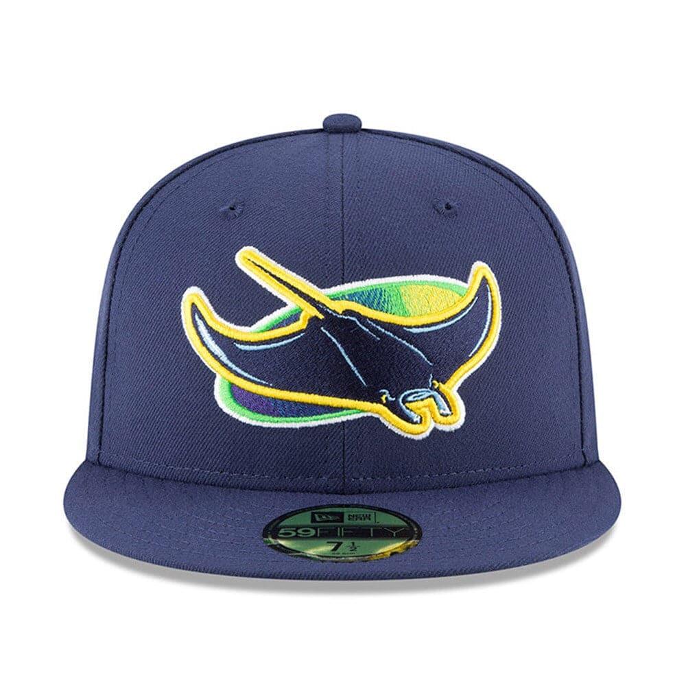 New Era Caps Tampa Bay Rays New Era MLB AC On-Field Alt 59FIFTY Fitted Hat - Navy
