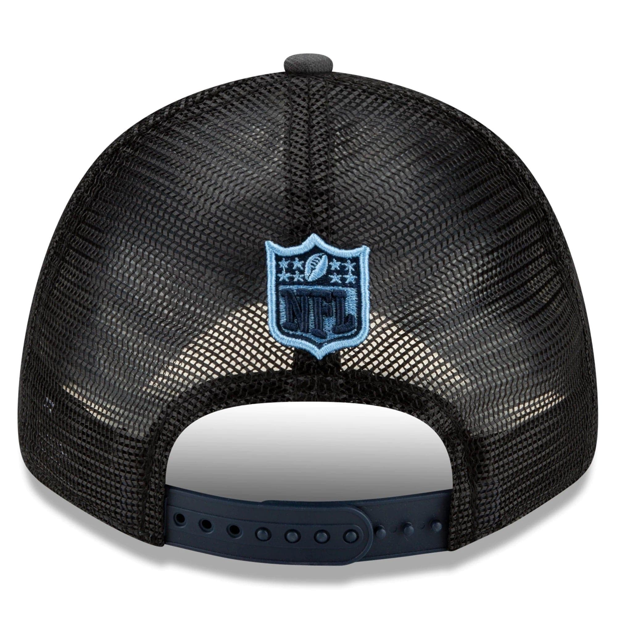 New Era Caps Tennessee Titans New Era 2021 NFL Draft 9FORTY Snapback Curve Hat - Graphite