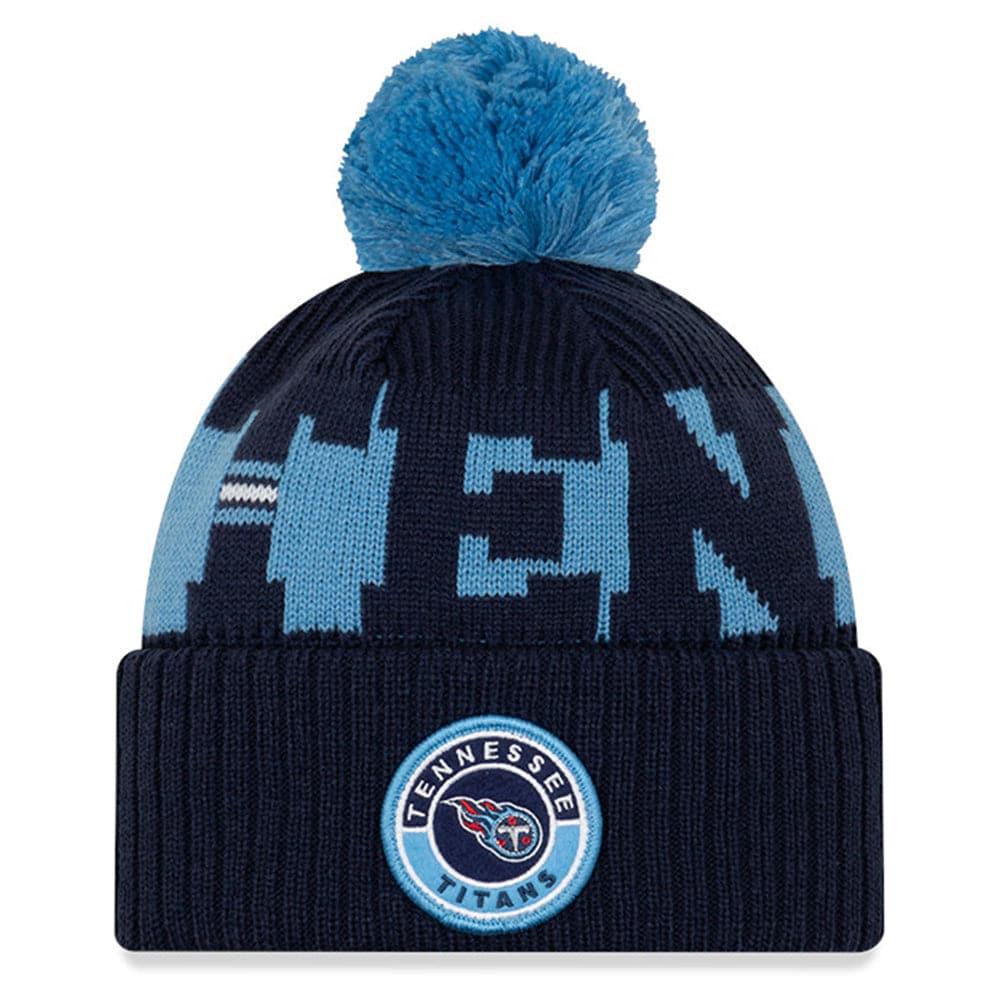 New Era Beanies Tennessee Titans New Era NFL 2020 Team Colour Sideline Knit Beanie