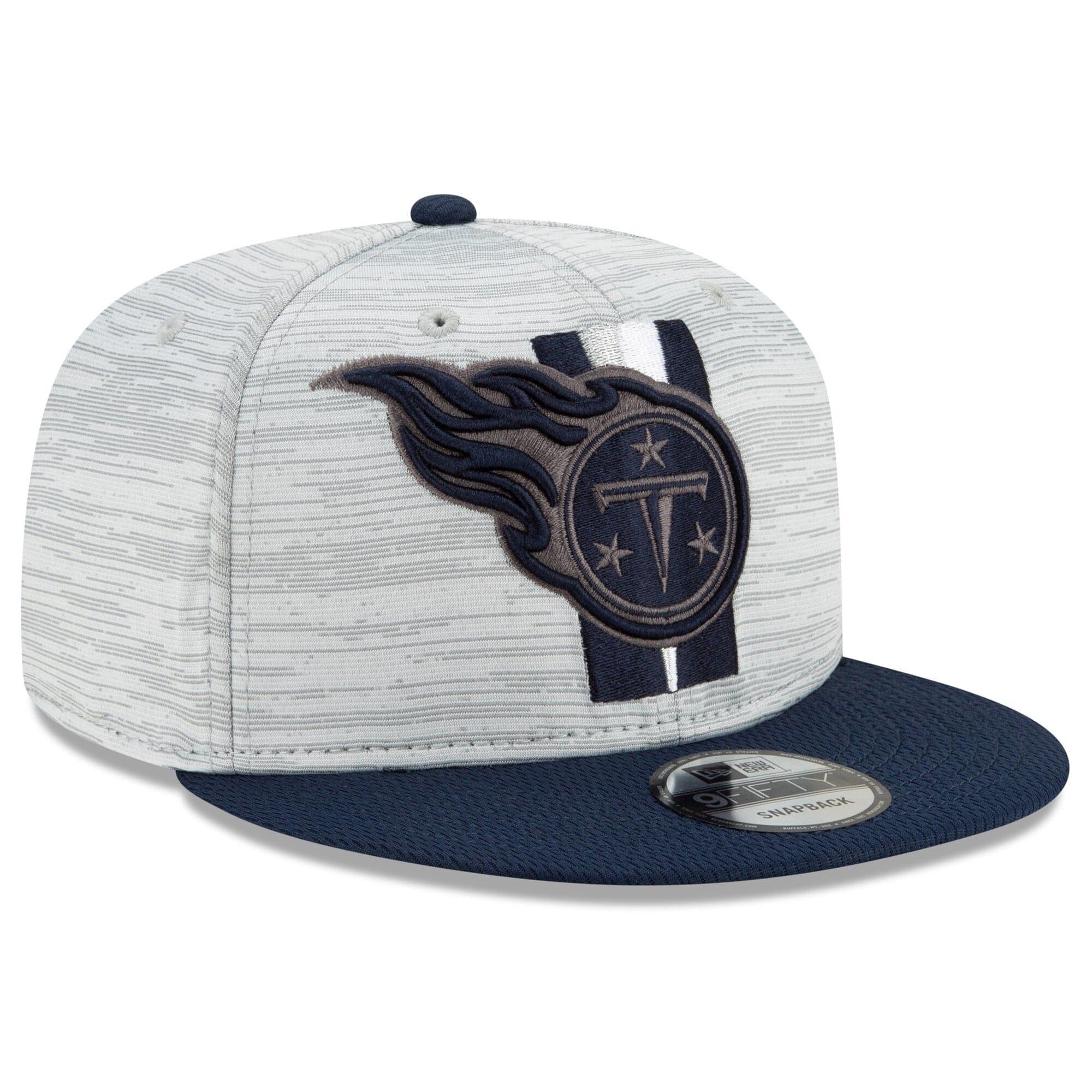 New Era Caps Tennessee Titans New Era NFL 2021 Training Camp 9FIFTY Snapback Hat - Grey