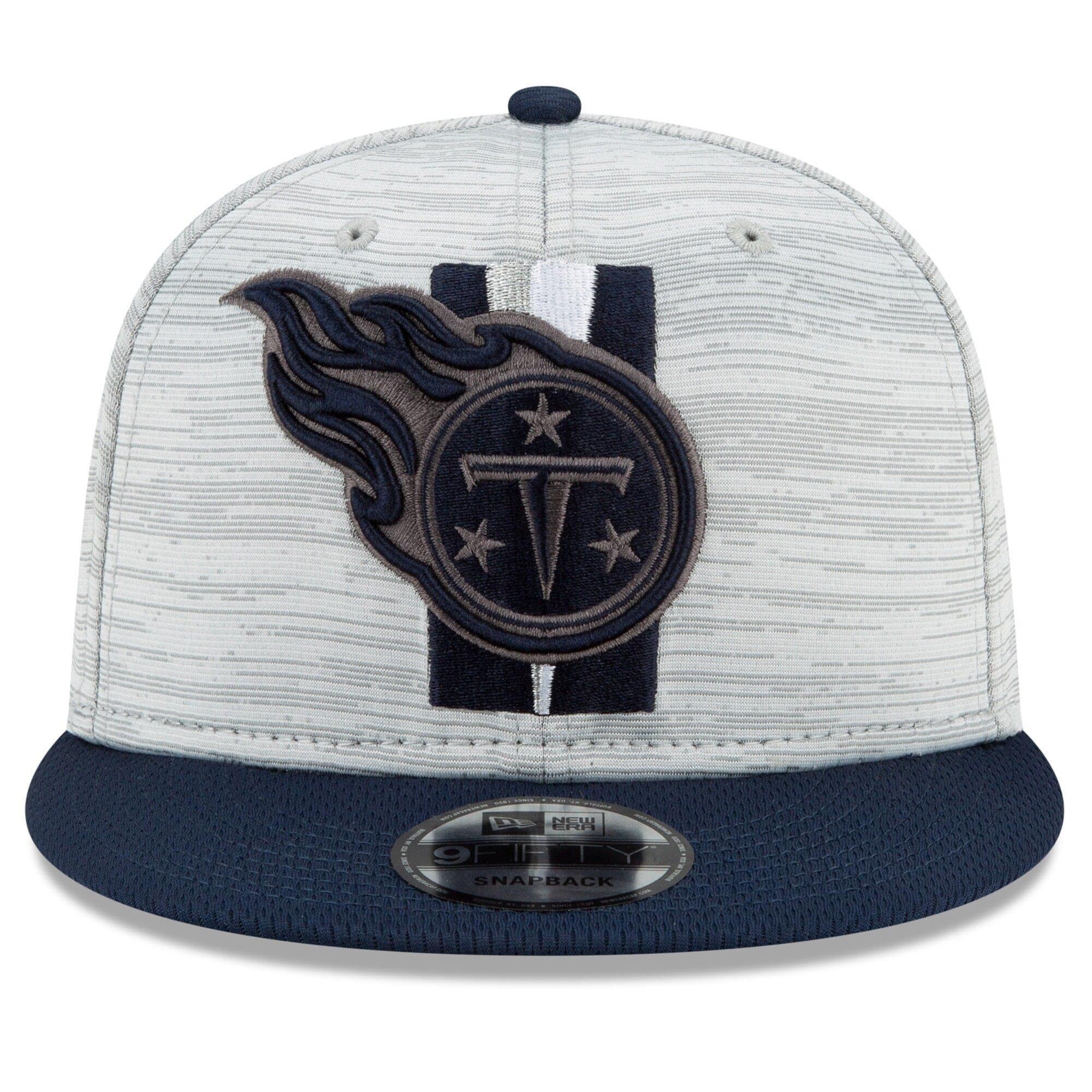 New Era Caps Tennessee Titans New Era NFL 2021 Training Camp 9FIFTY Snapback Hat - Grey