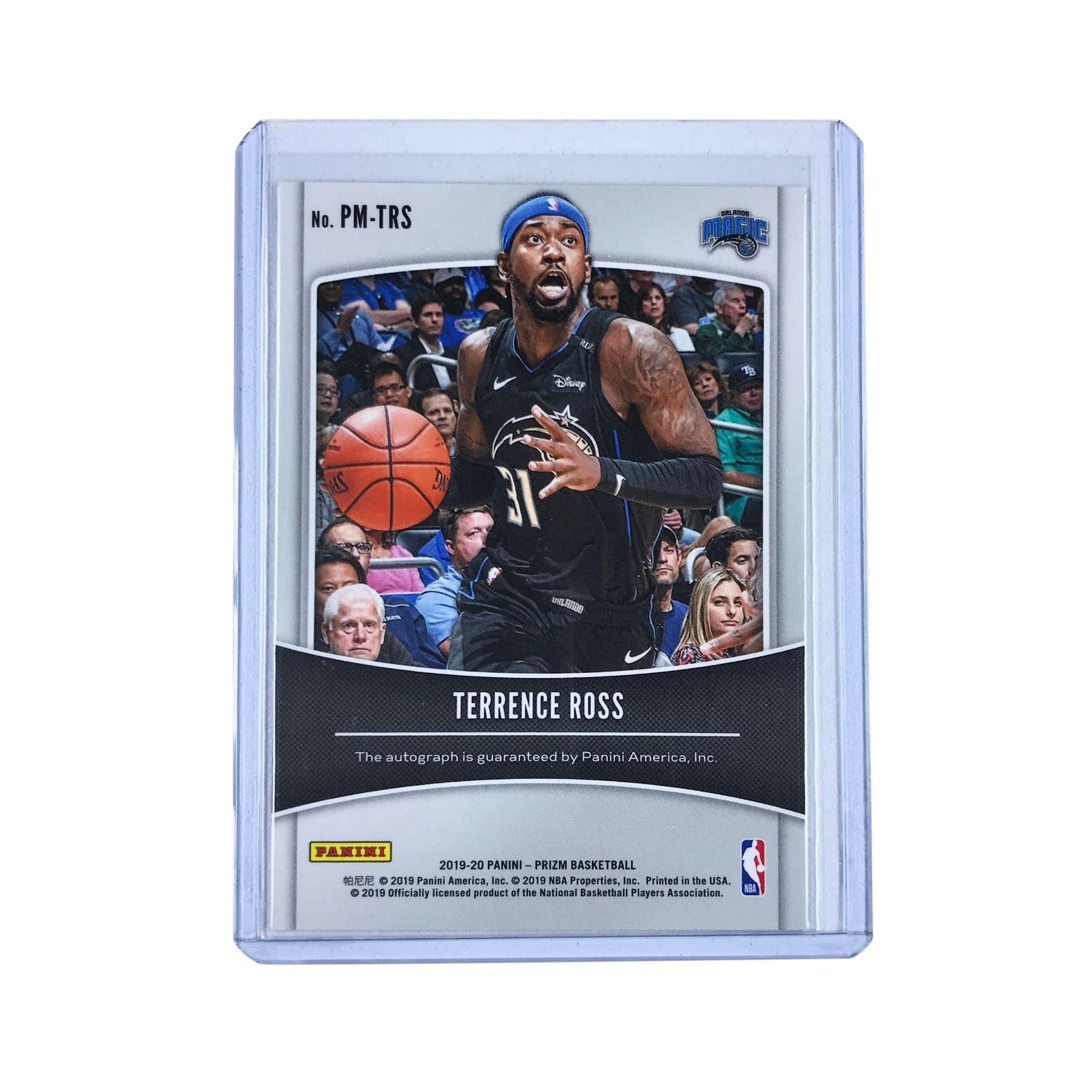 Panini Cards Terrence Ross Orlando Magic 2019-20 Panini Prizm NBA Penmanship Auto Card